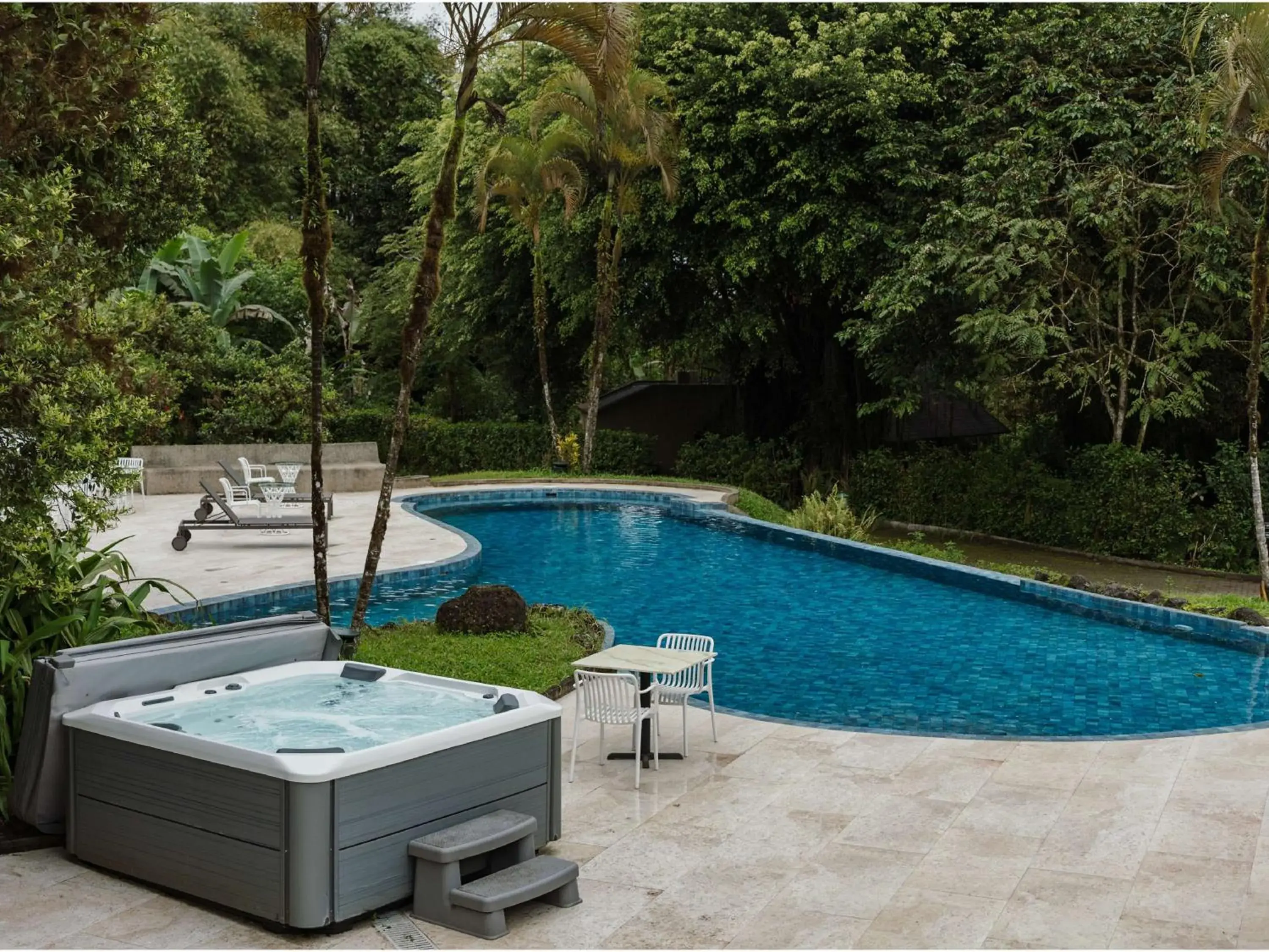 Pool view in Royal Palm Galapagos, Curio Collection Hotel by Hilton Pool view in Royal Palm Galapagos, Curio Collection Hotel by Hilton