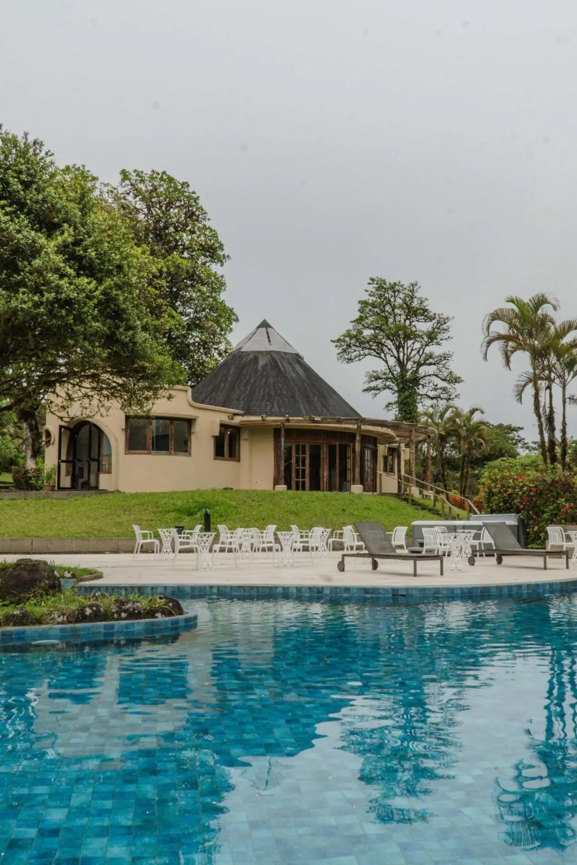 Pool view in Royal Palm Galapagos, Curio Collection Hotel by Hilton Pool view in Royal Palm Galapagos, Curio Collection Hotel by Hilton