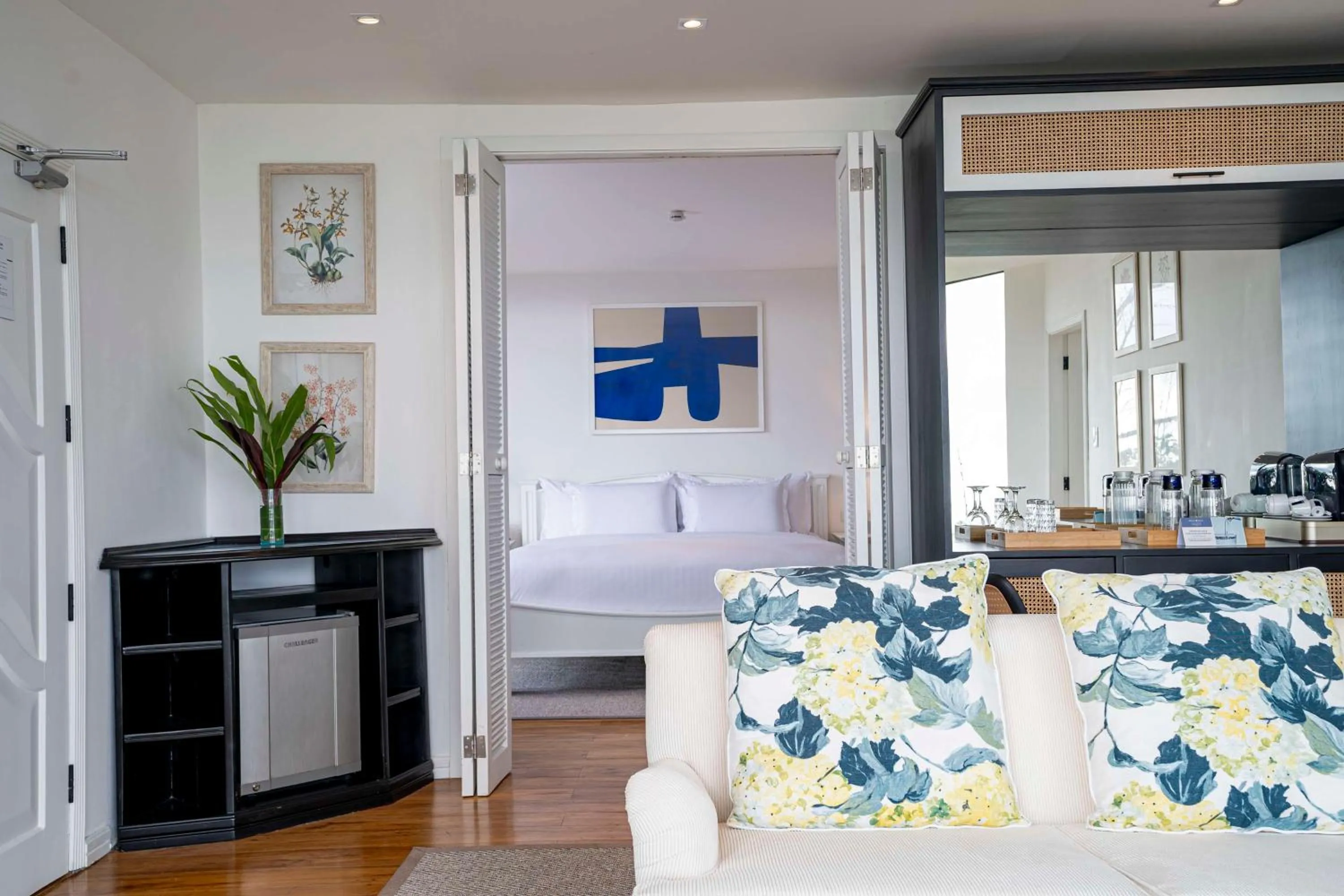 Living room, Bed in Royal Palm Galapagos, Curio Collection Hotel by Hilton