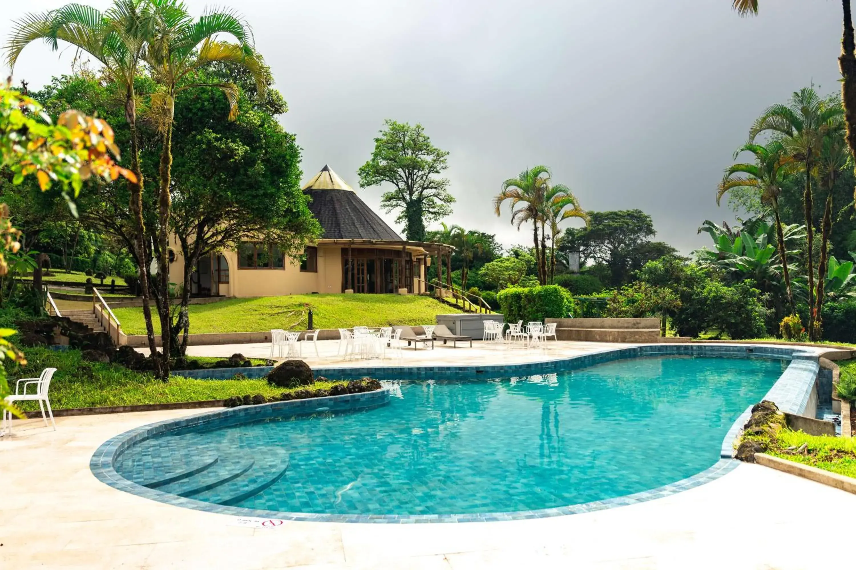 Pool view in Royal Palm Galapagos, Curio Collection Hotel by Hilton Pool view in Royal Palm Galapagos, Curio Collection Hotel by Hilton
