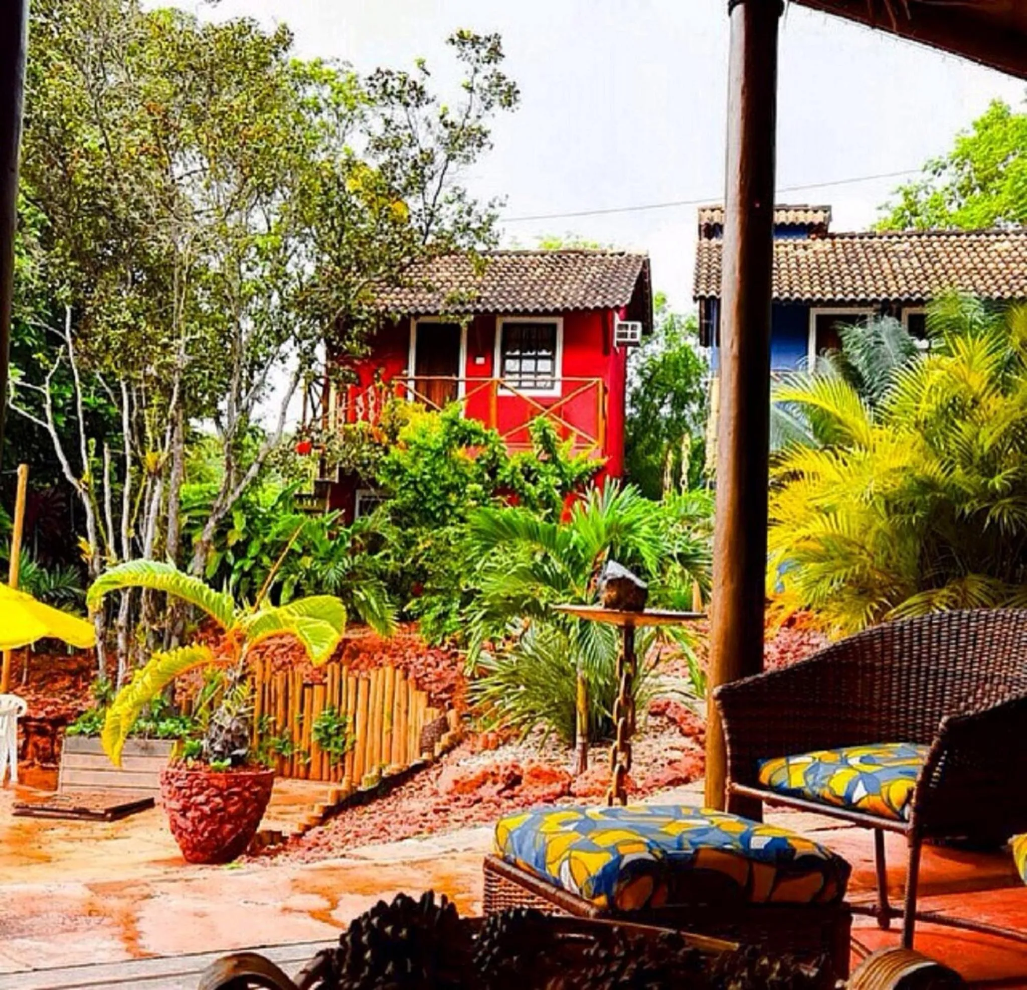 Garden view in Mirante de Lençóis