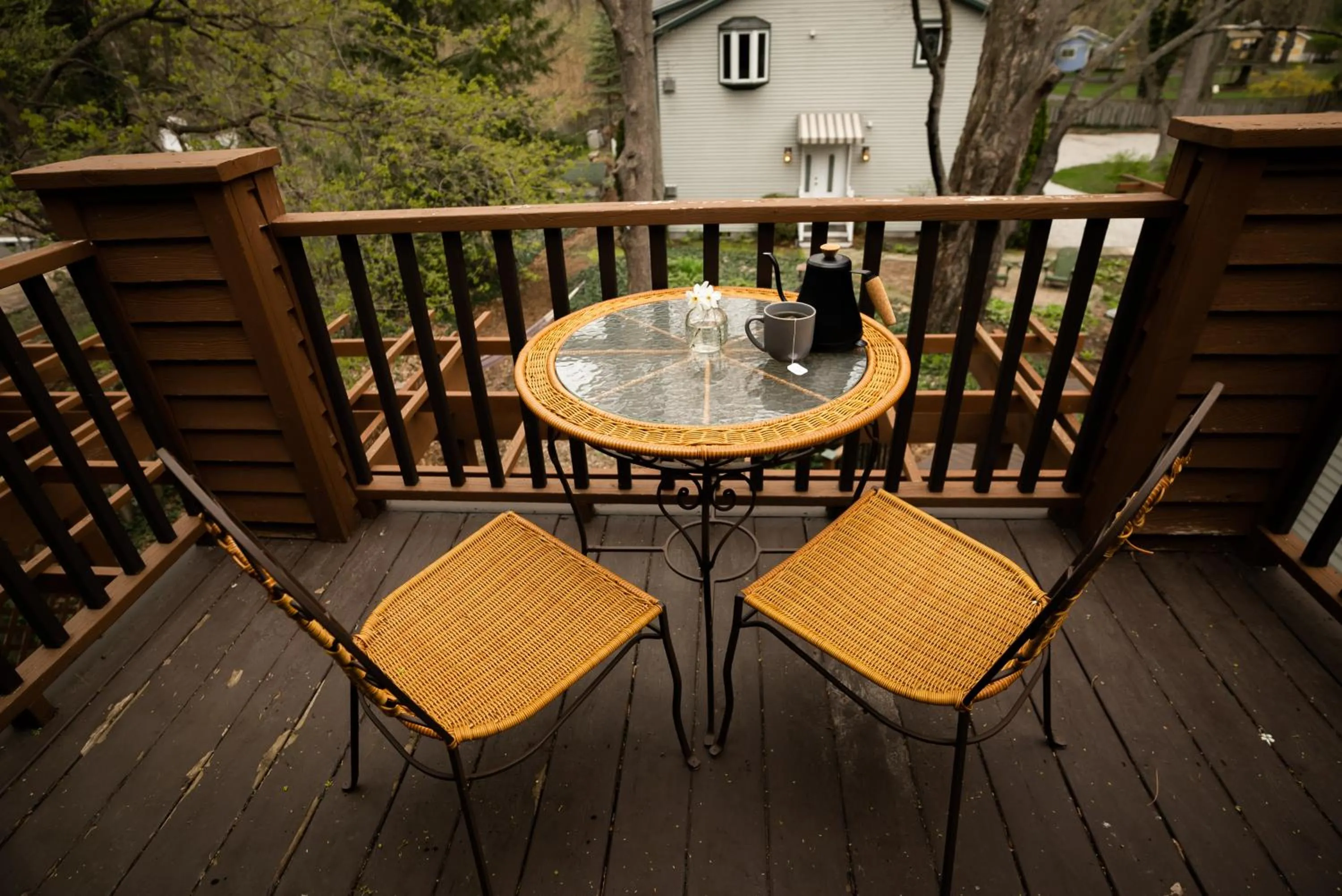 Patio in Garden Grove Inn Bed and Breakfast