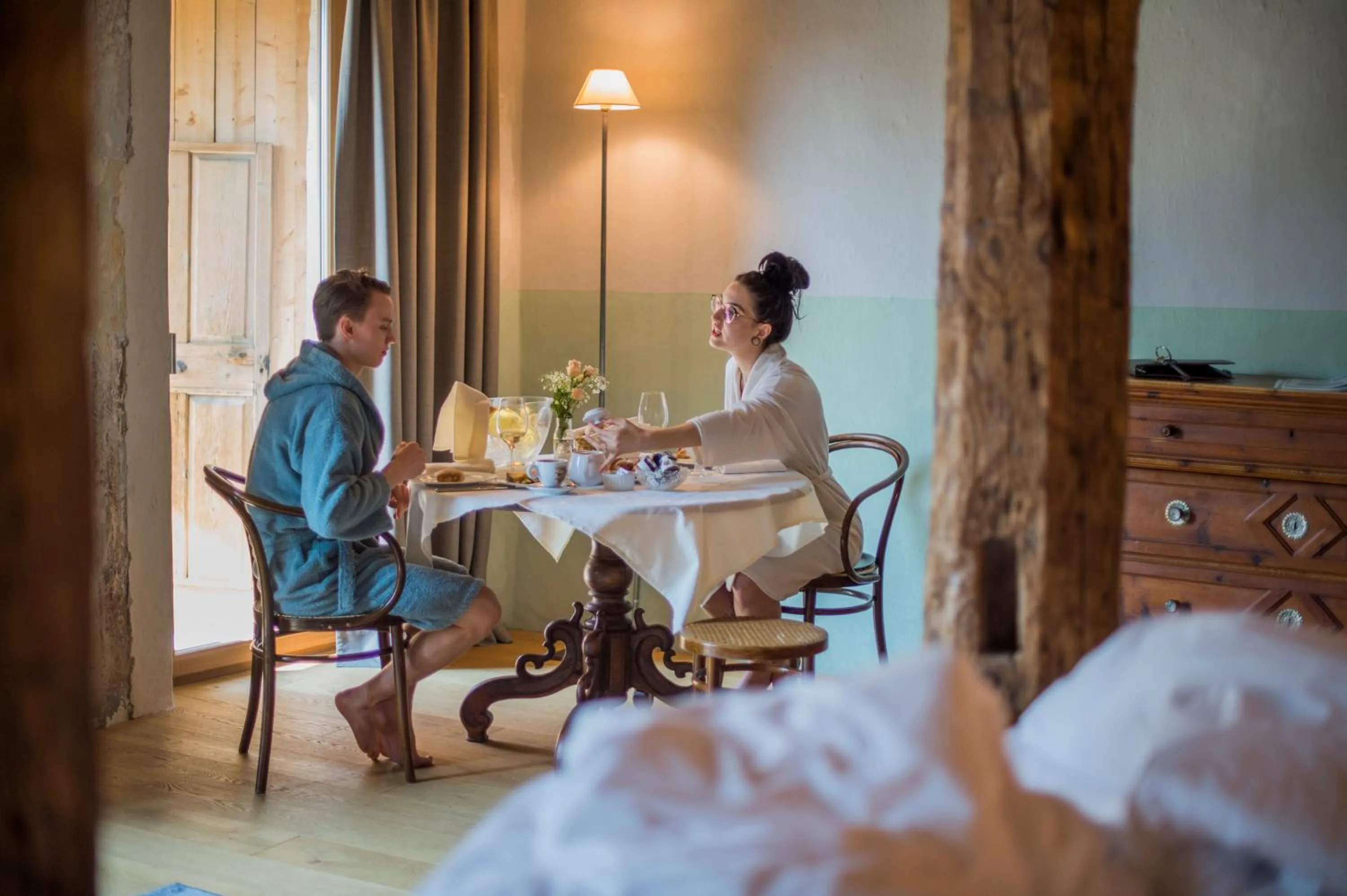 Seating area in rössl bianco b&b&b