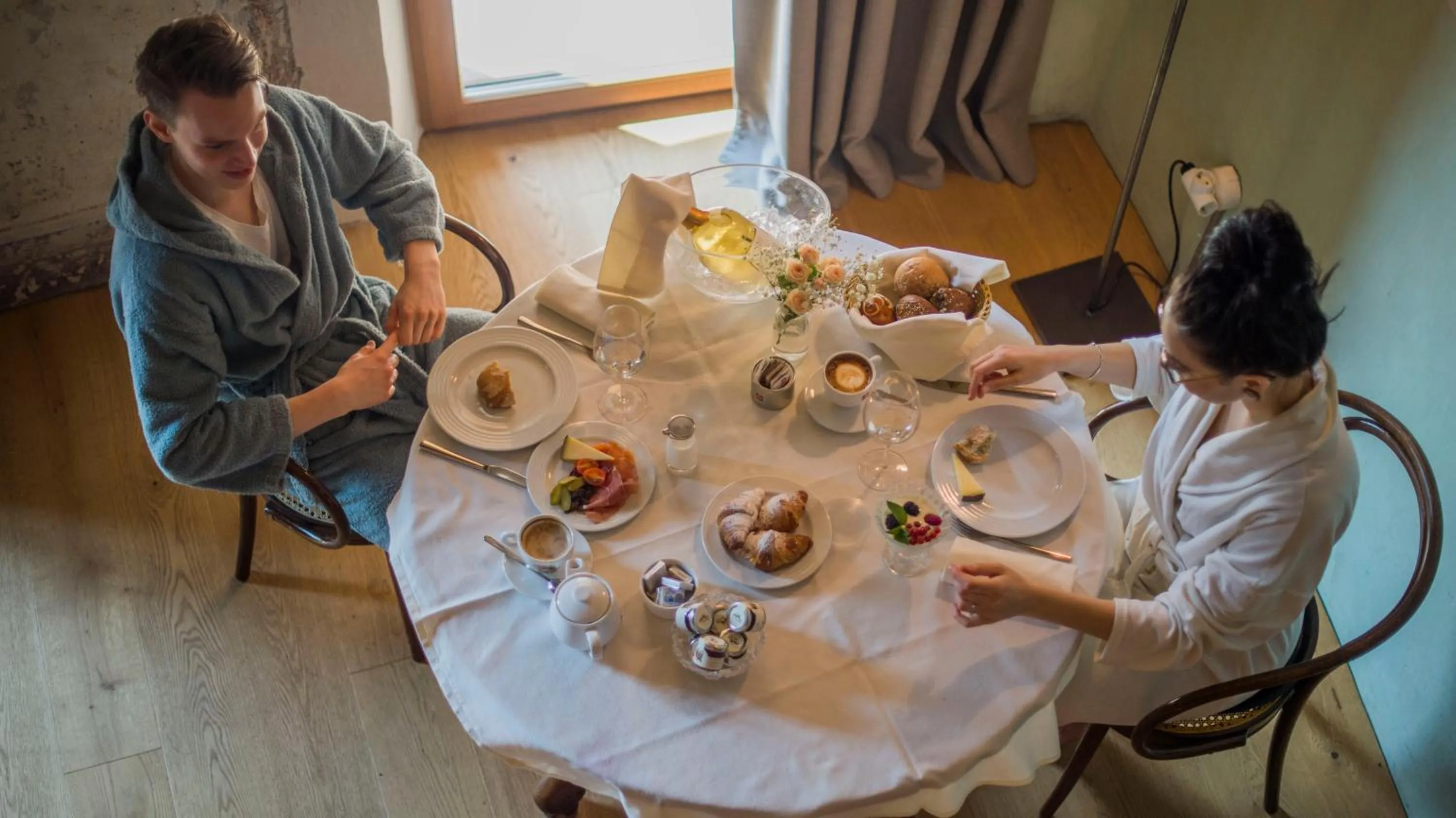Continental breakfast in rössl bianco b&b&b