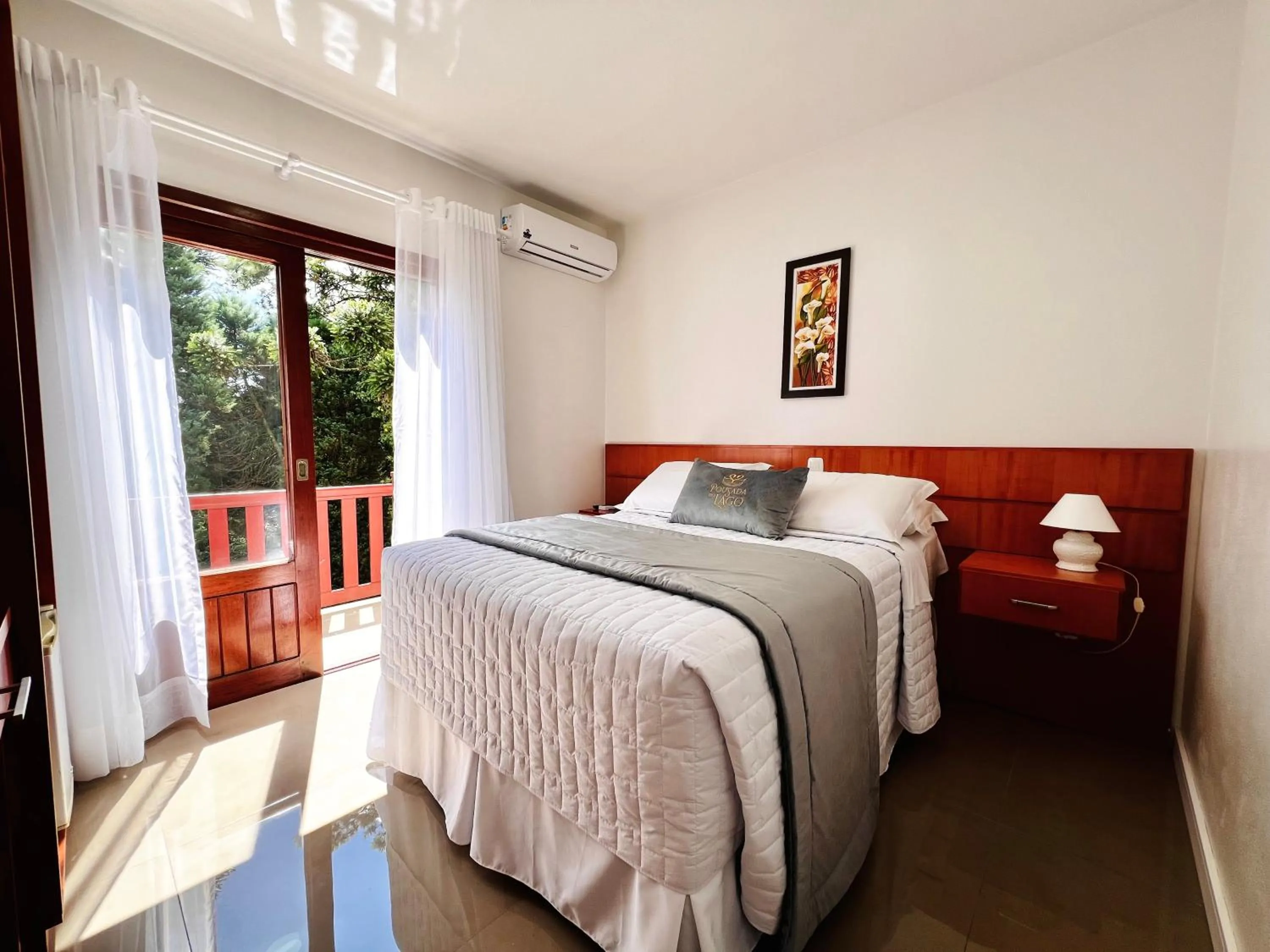 Bed in Pousada do Lago - Gramado