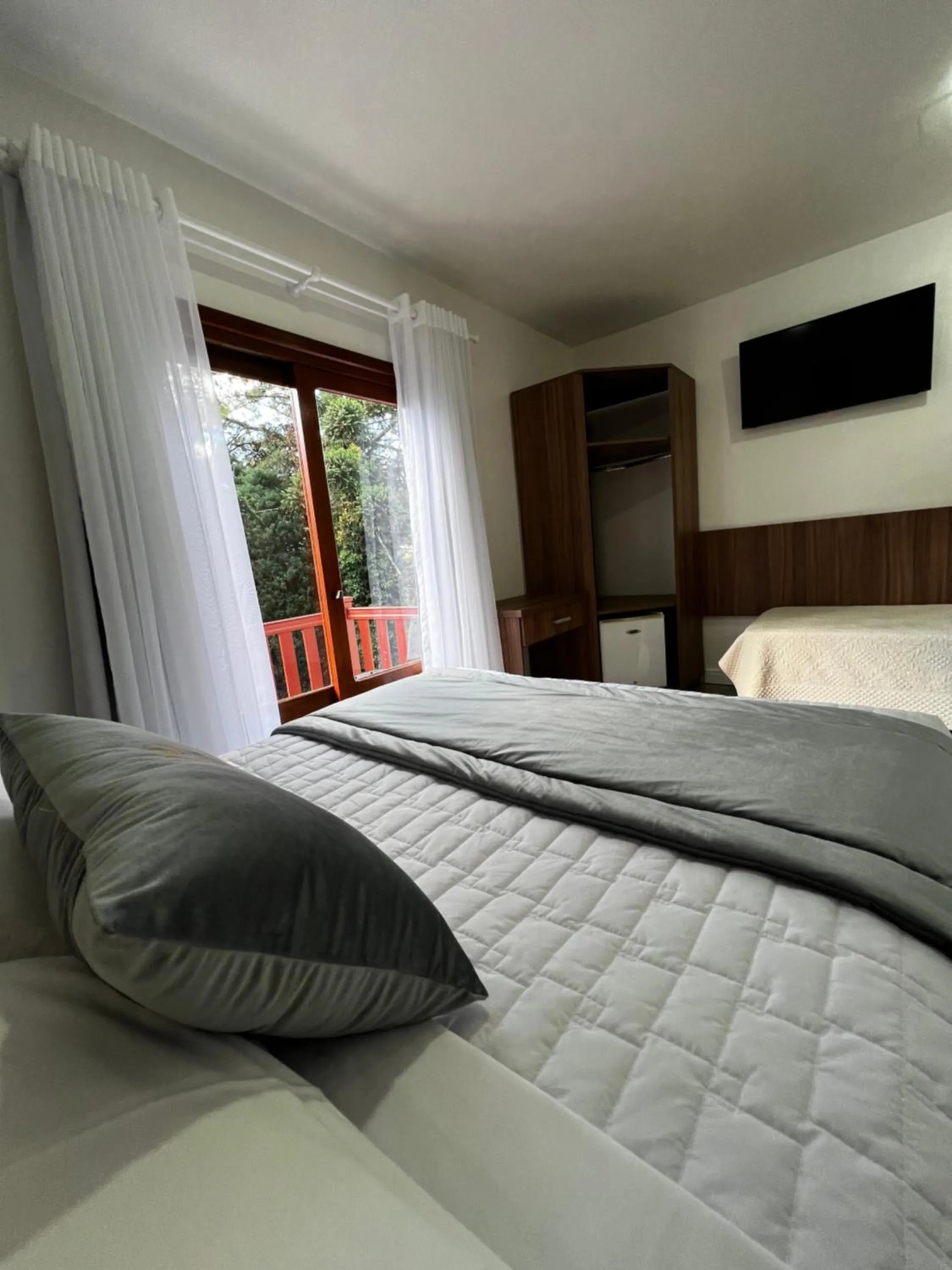 Bed in Pousada do Lago - Gramado