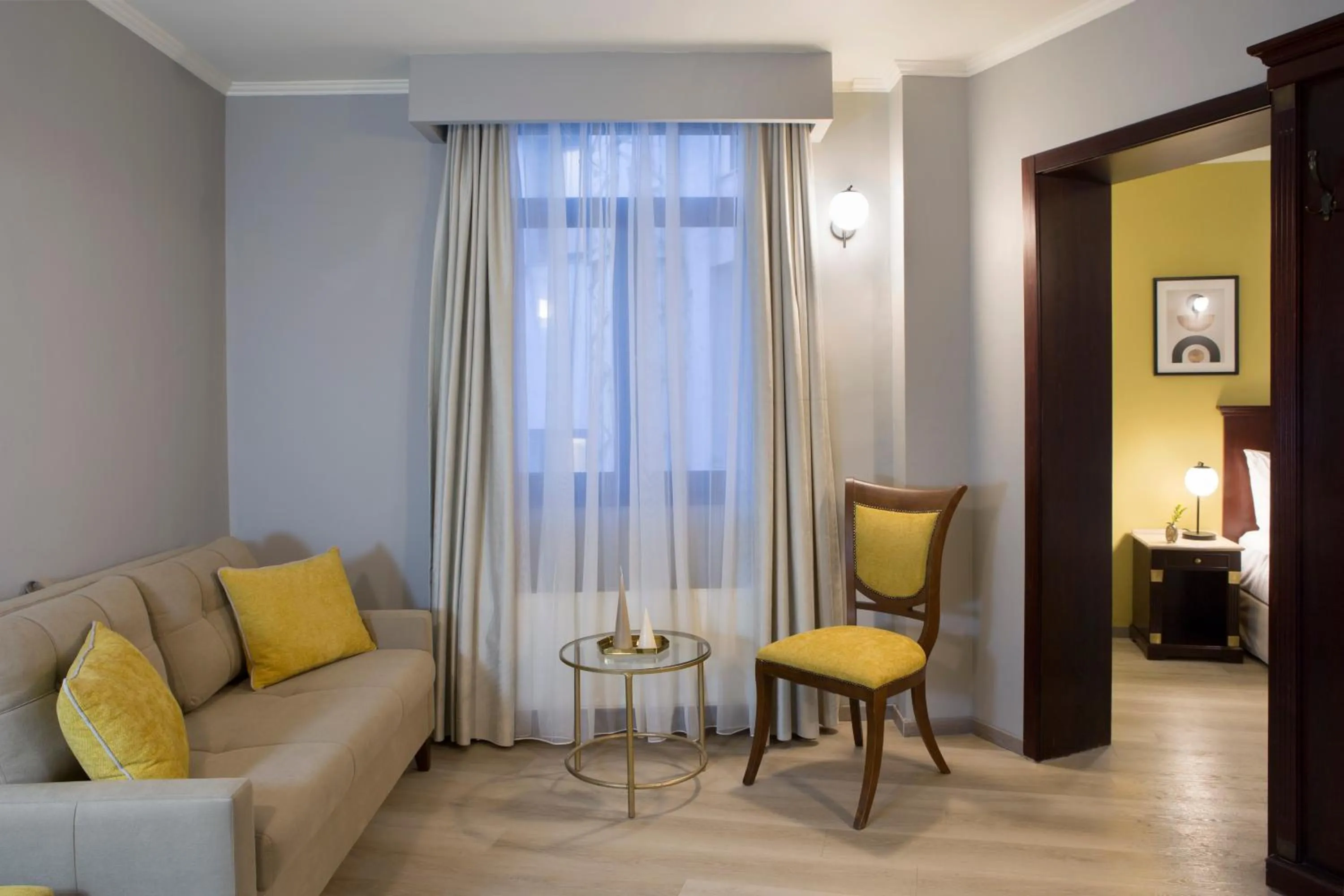 Living room in Zeus Essence Bucharest Venezia