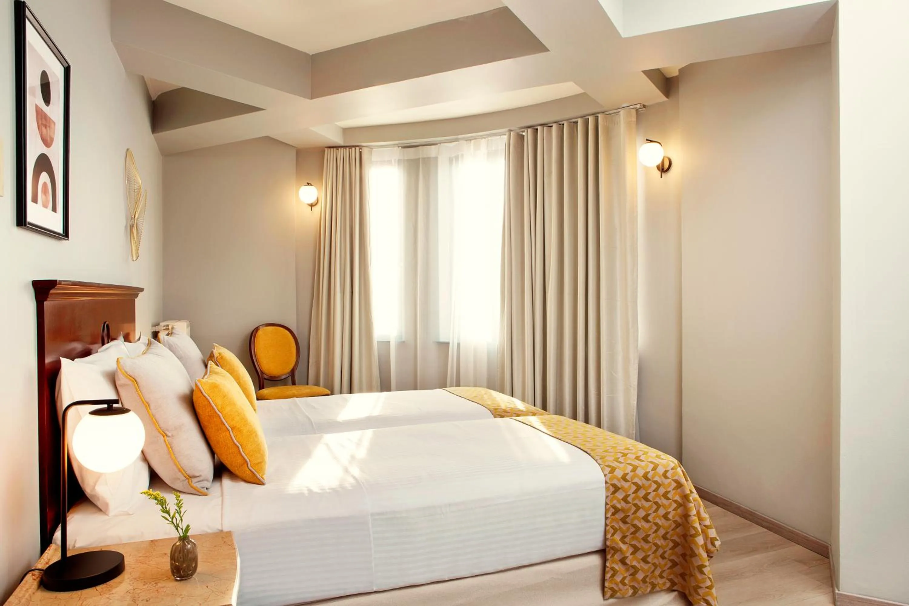 Bed in Zeus Essence Bucharest Venezia