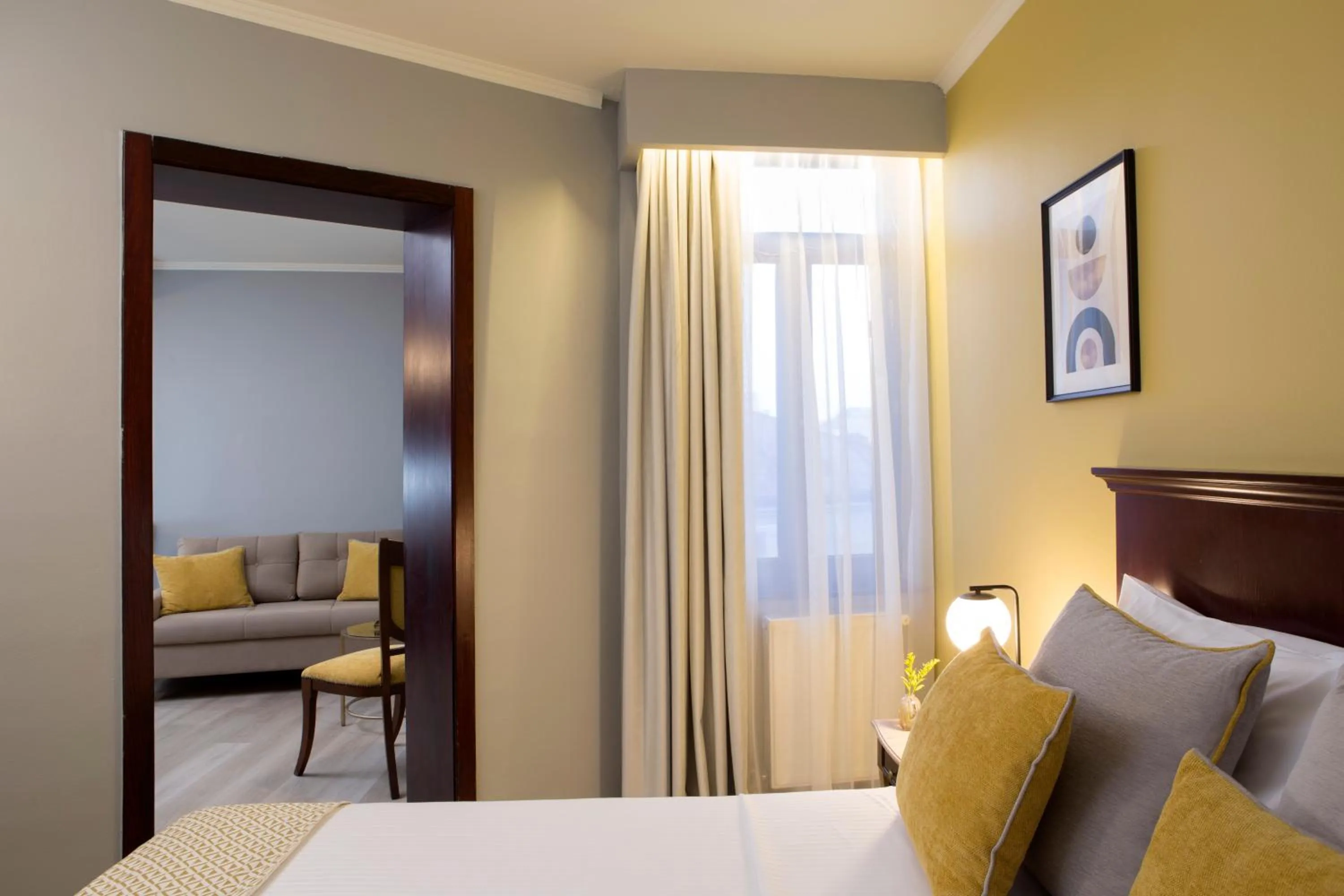 Bed in Zeus Essence Bucharest Venezia