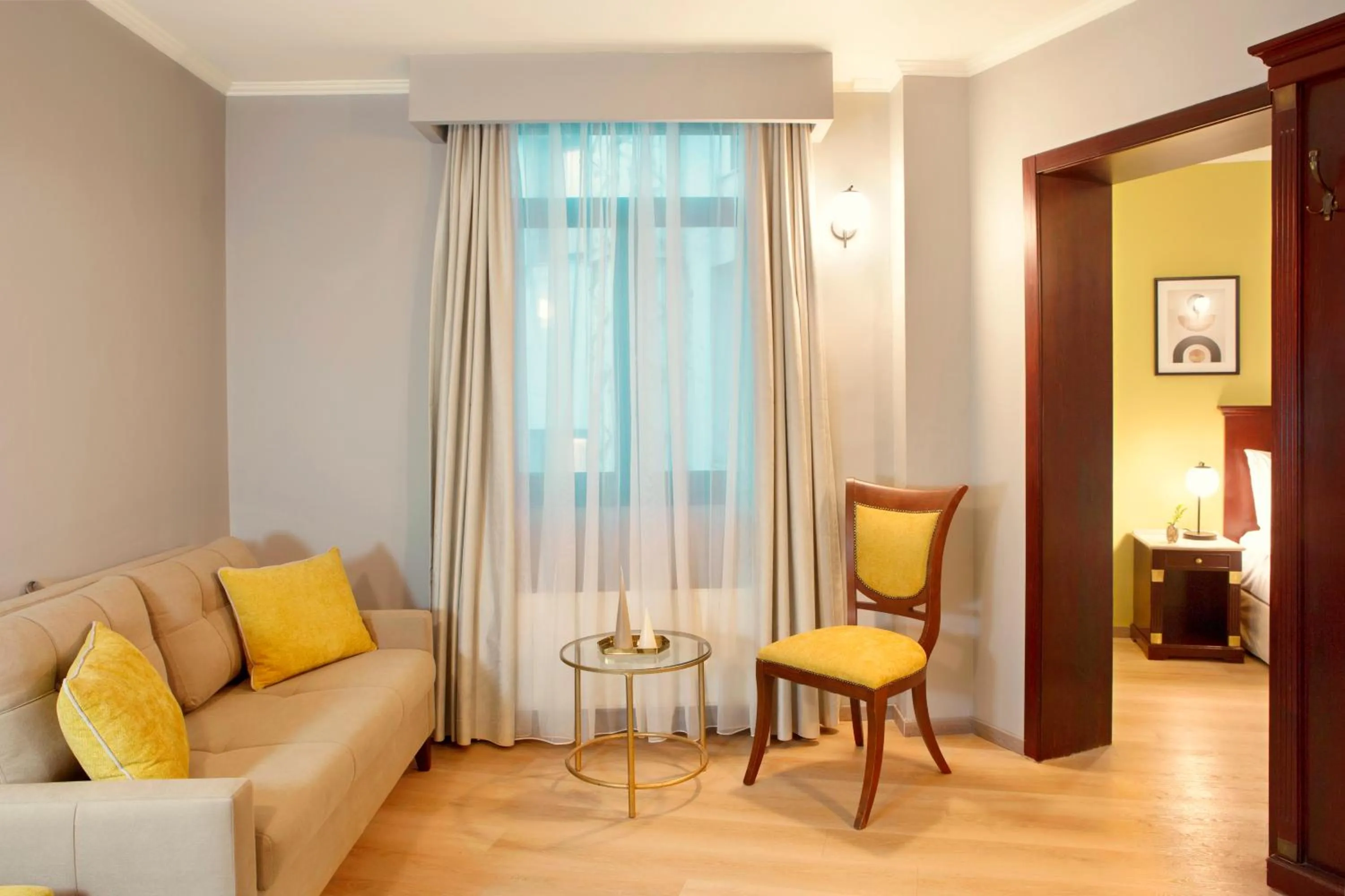 Bed in Zeus Essence Bucharest Venezia