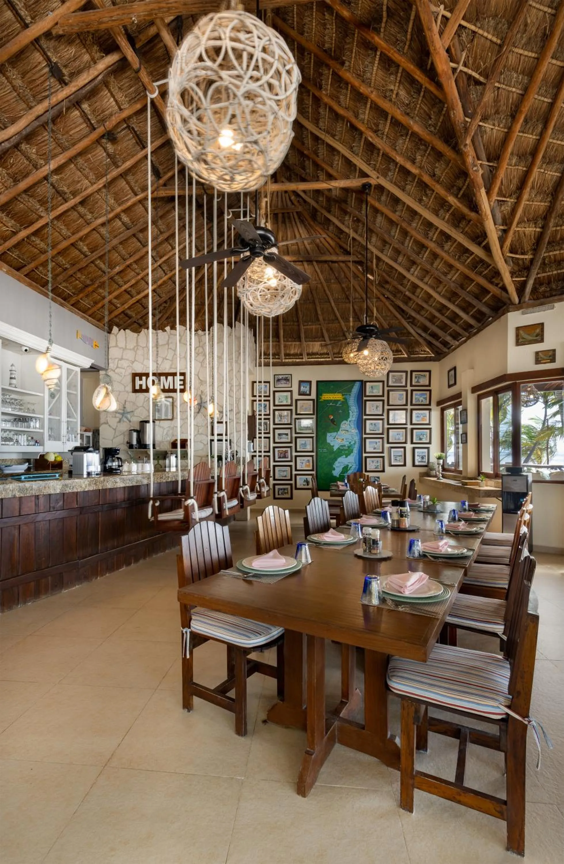 Restaurant/places to eat in Grand Slam Fishing Lodge Tulum