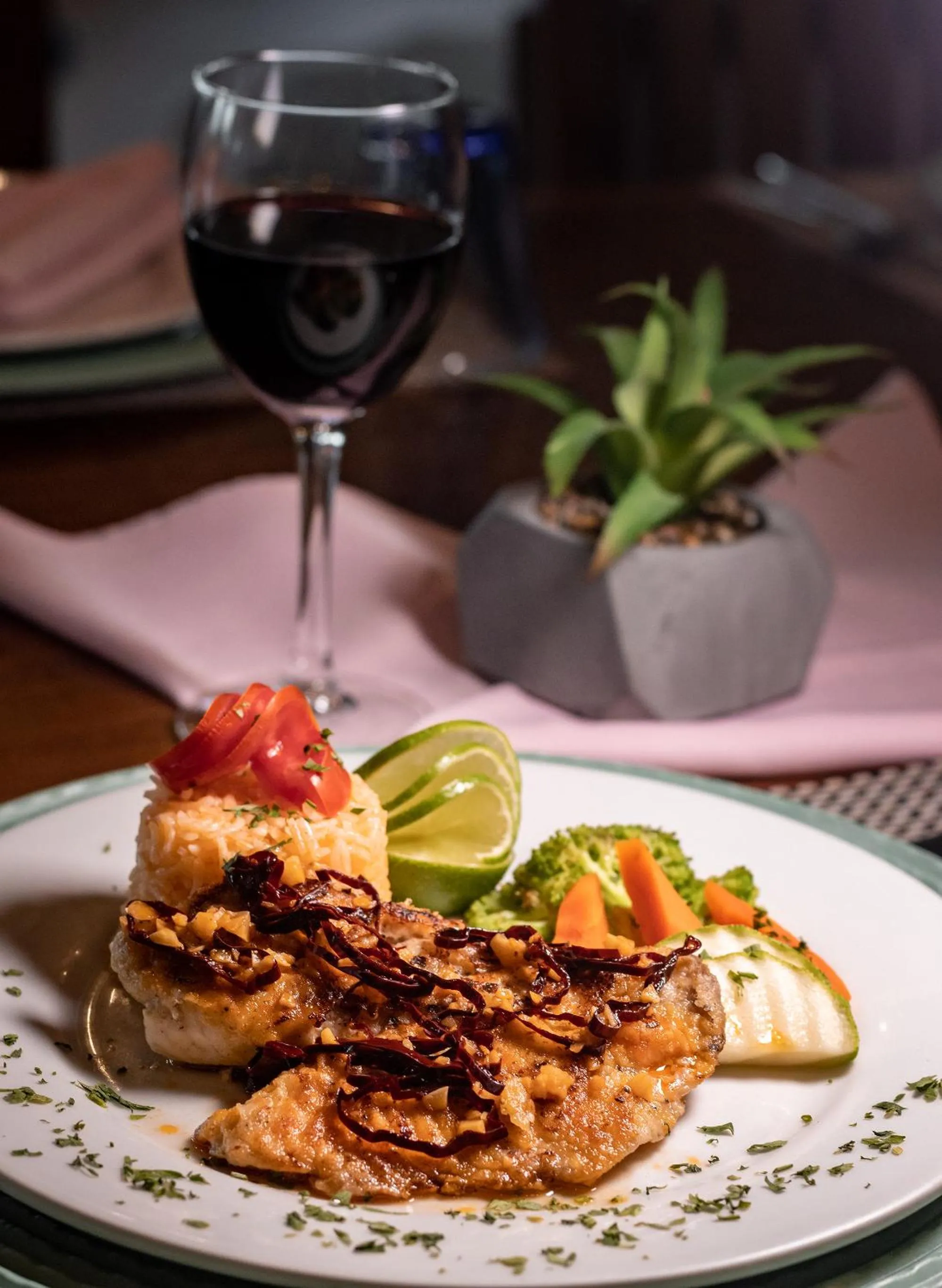 Food and drinks in Grand Slam Fishing Lodge Tulum