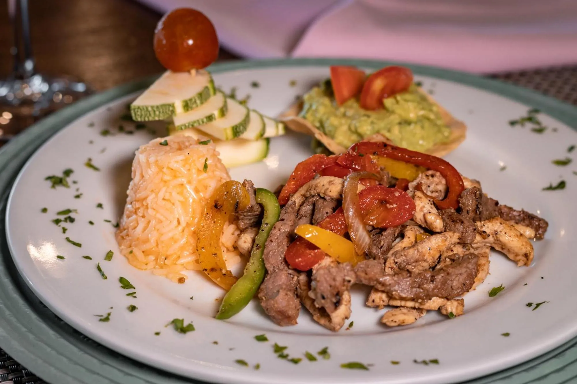 Food and drinks in Grand Slam Fishing Lodge Tulum