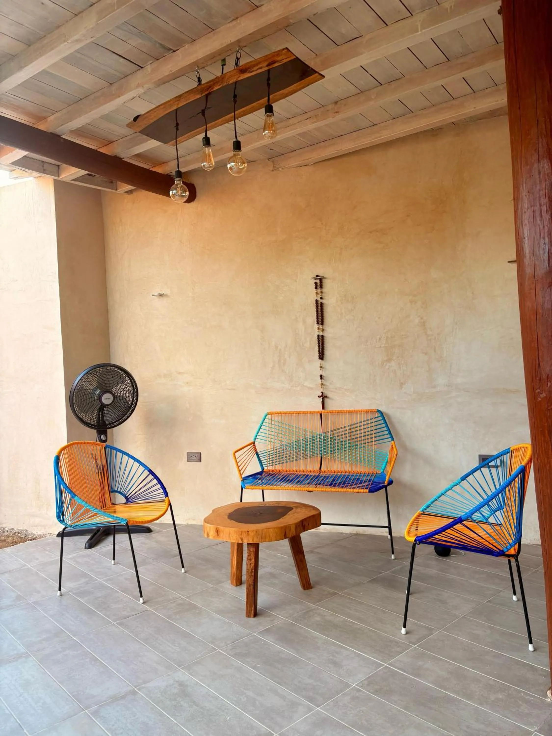 Living room in Cabanas Jaalkab