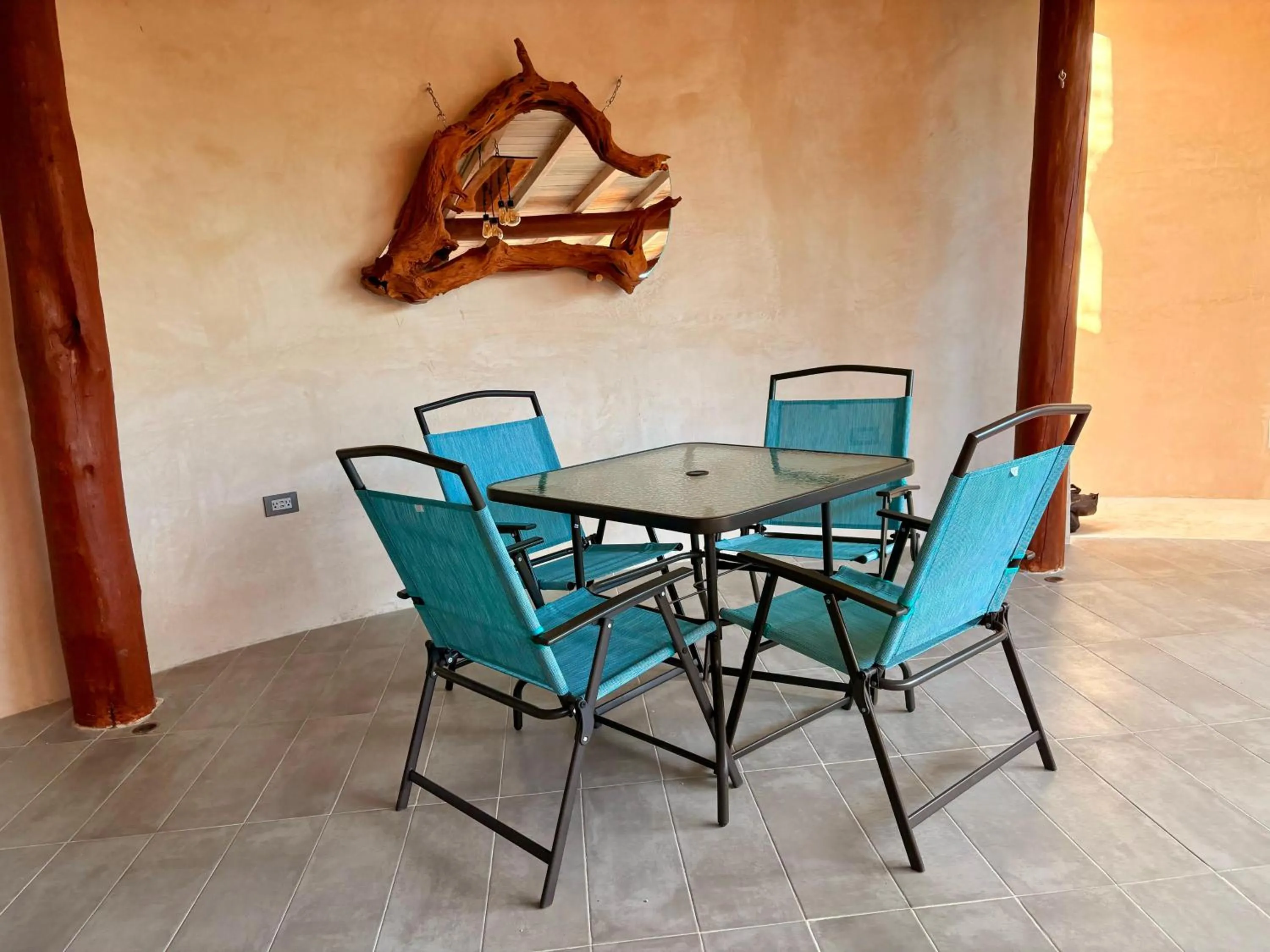 Living room in Cabanas Jaalkab