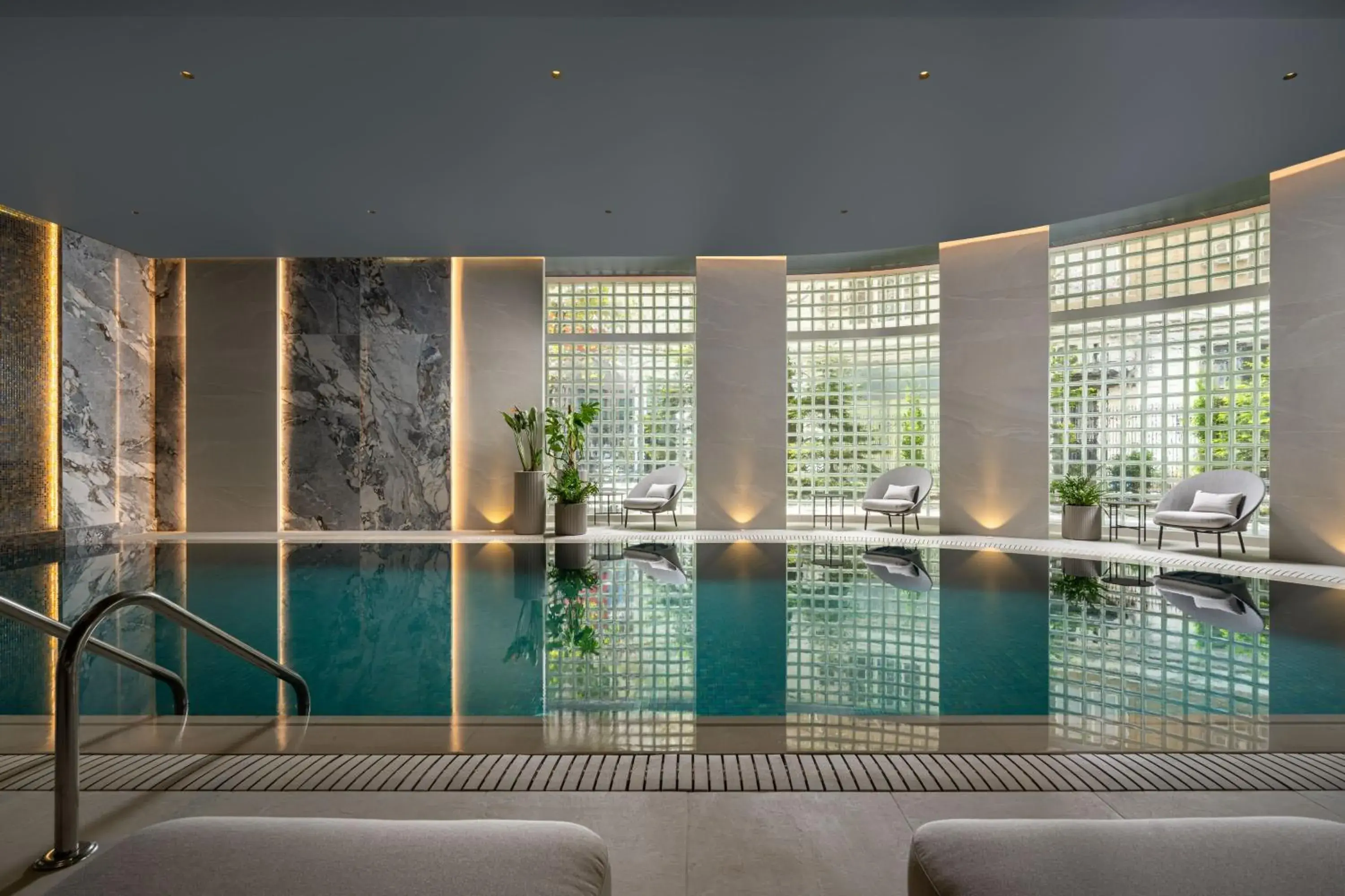 Swimming pool in InterContinental Athenee Palace Bucharest by IHG Swimming pool in InterContinental Athenee Palace Bucharest by IHG