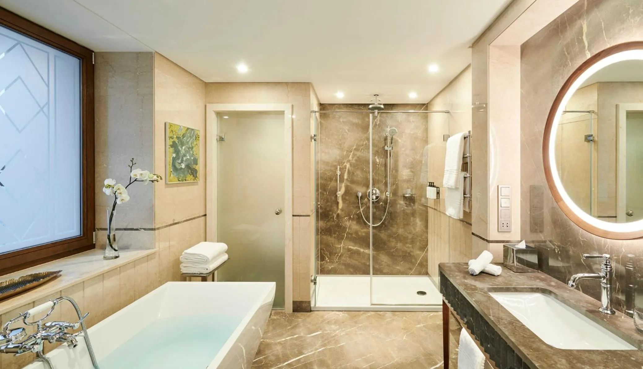 Bathroom in InterContinental Athenee Palace Bucharest by IHG