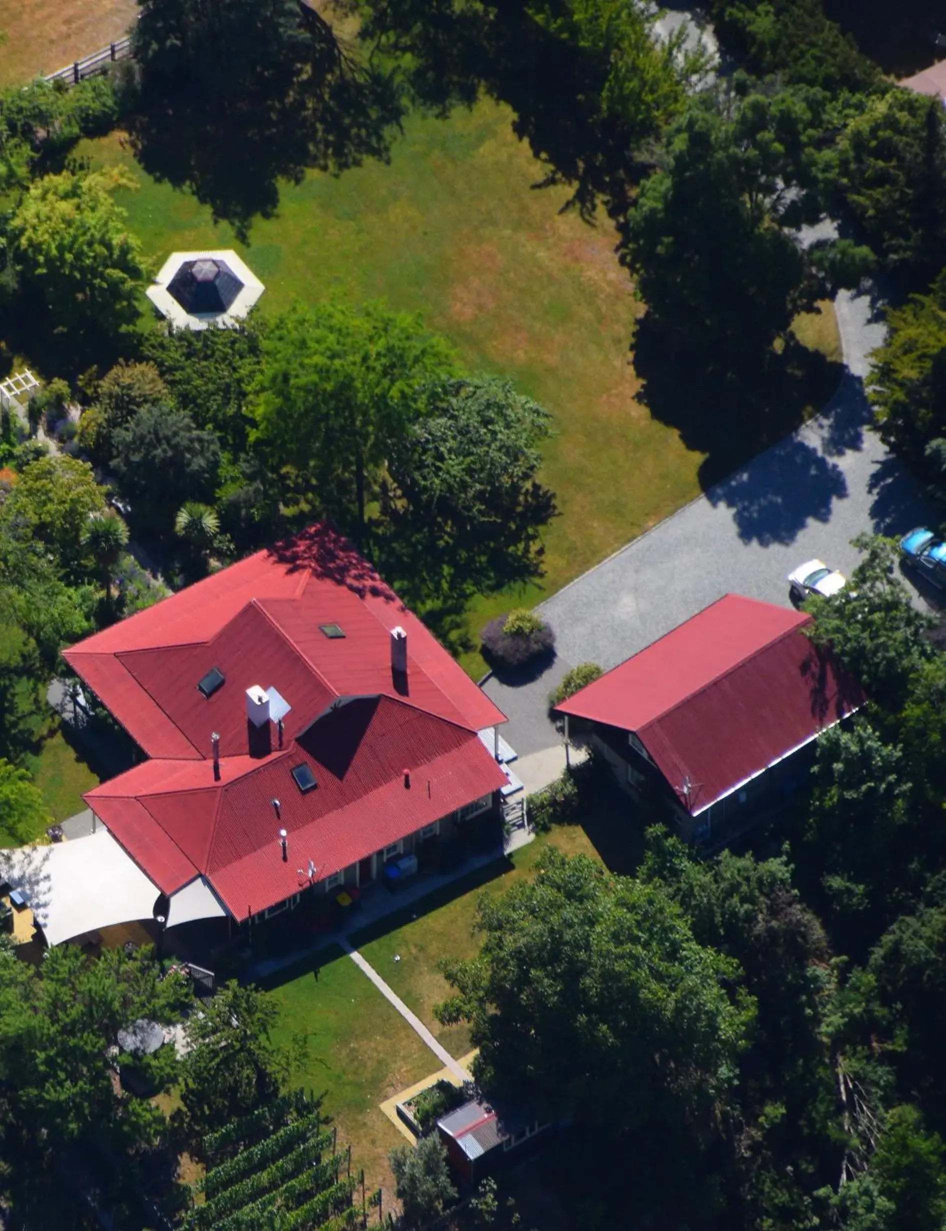 Bird's eye view in Hartley Homestead Boutique Bed & Breakfast Bird's eye view in Hartley Homestead Boutique Bed & Breakfast