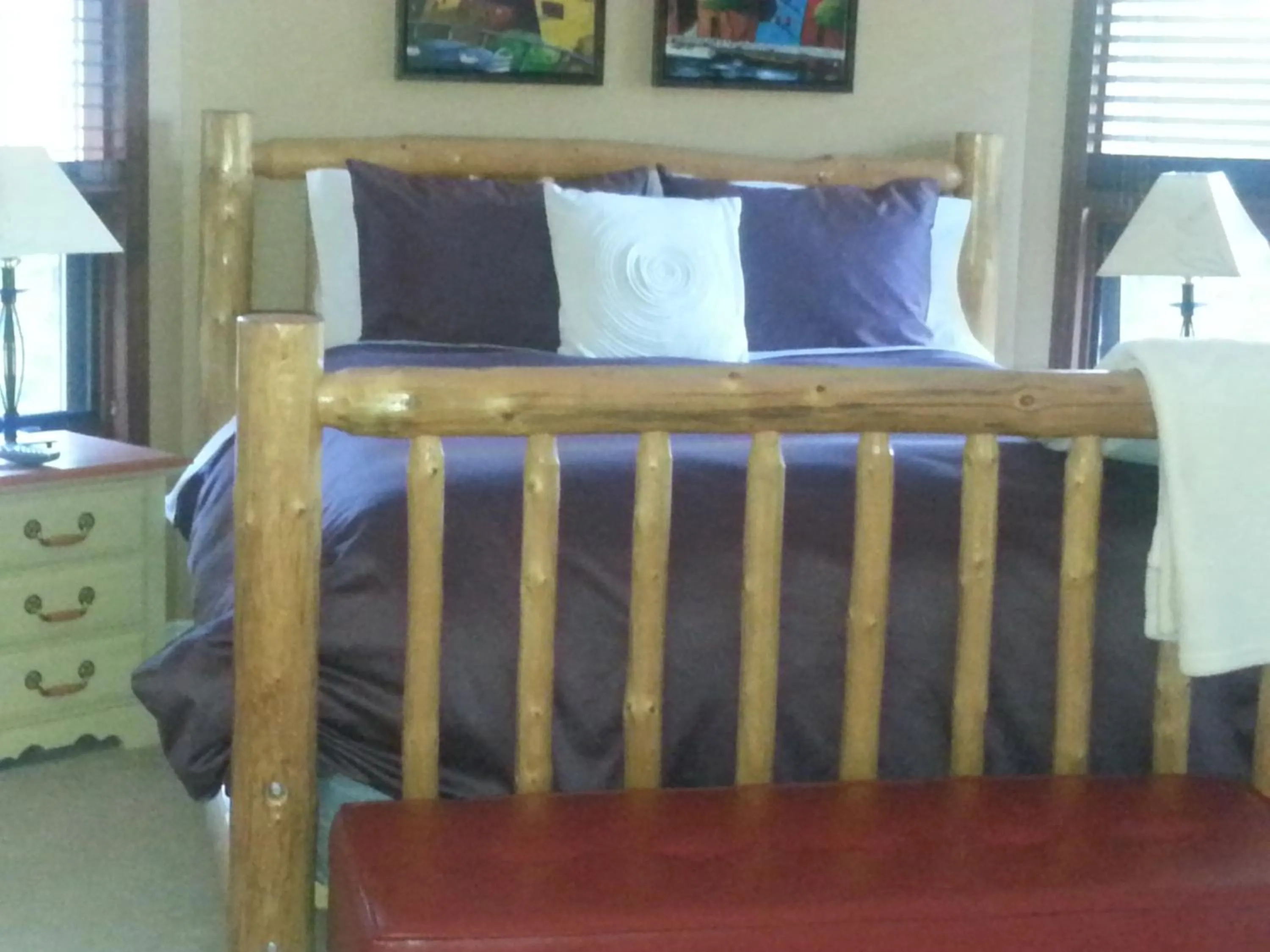 Bed in Creekside B&B