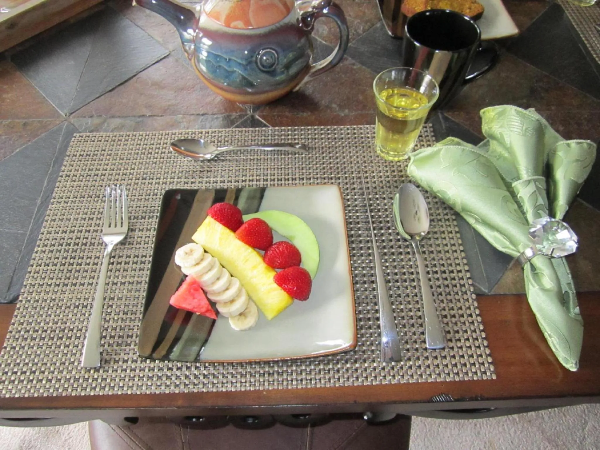 Food close-up in Creekside B&B