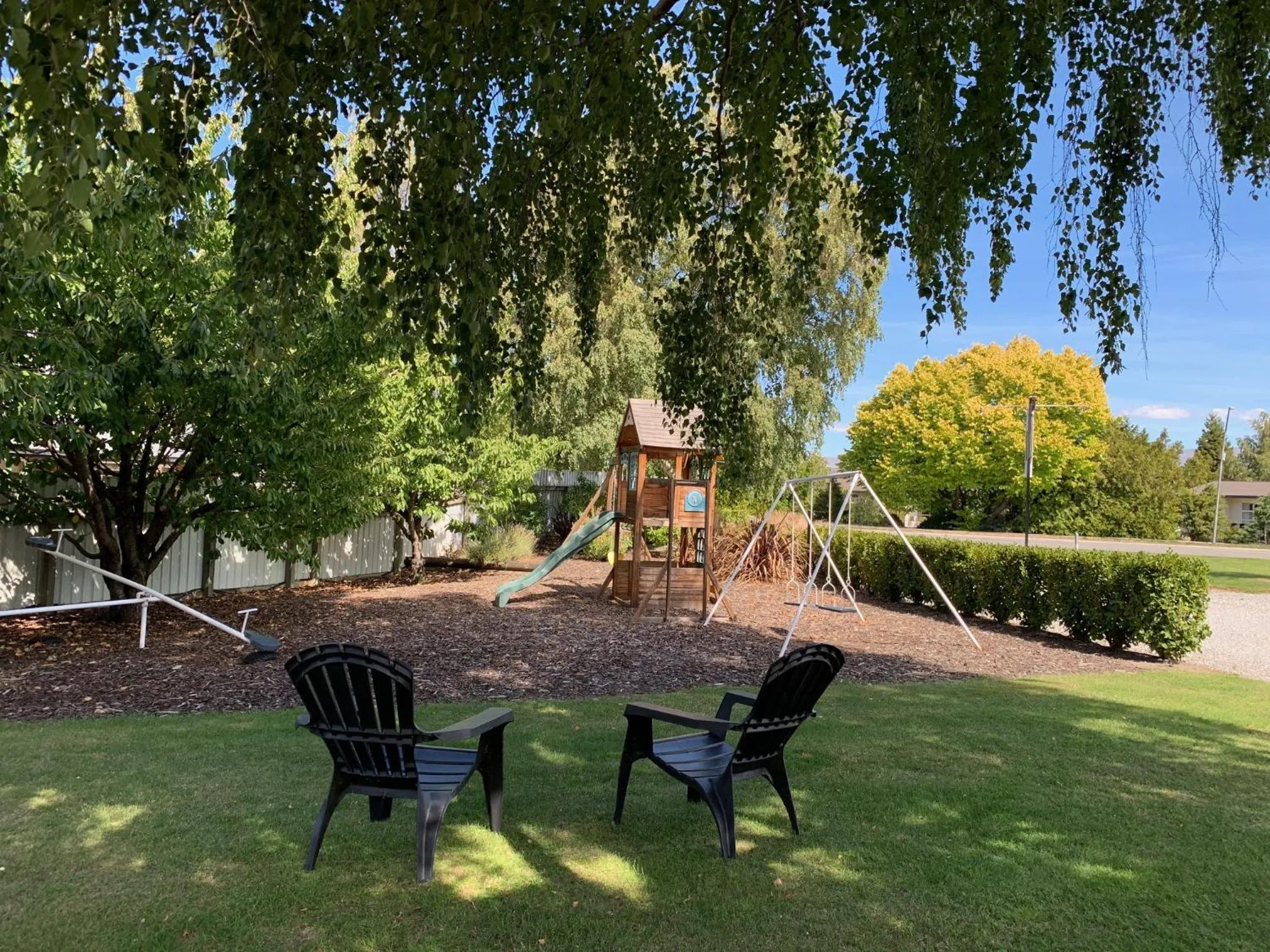 Children play ground in Anderson Park Motel