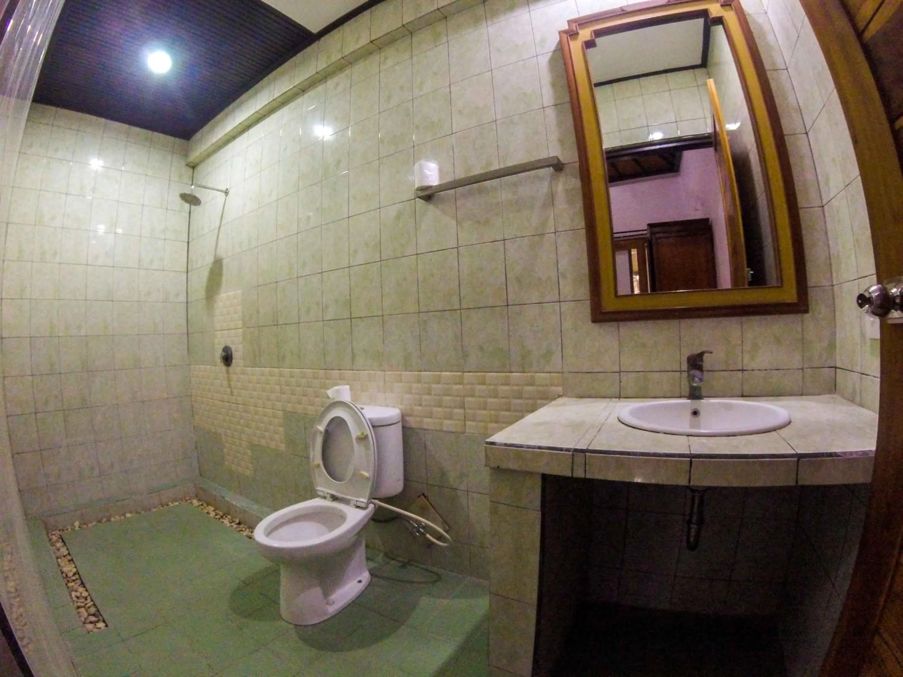 Shower in Putu Guest House