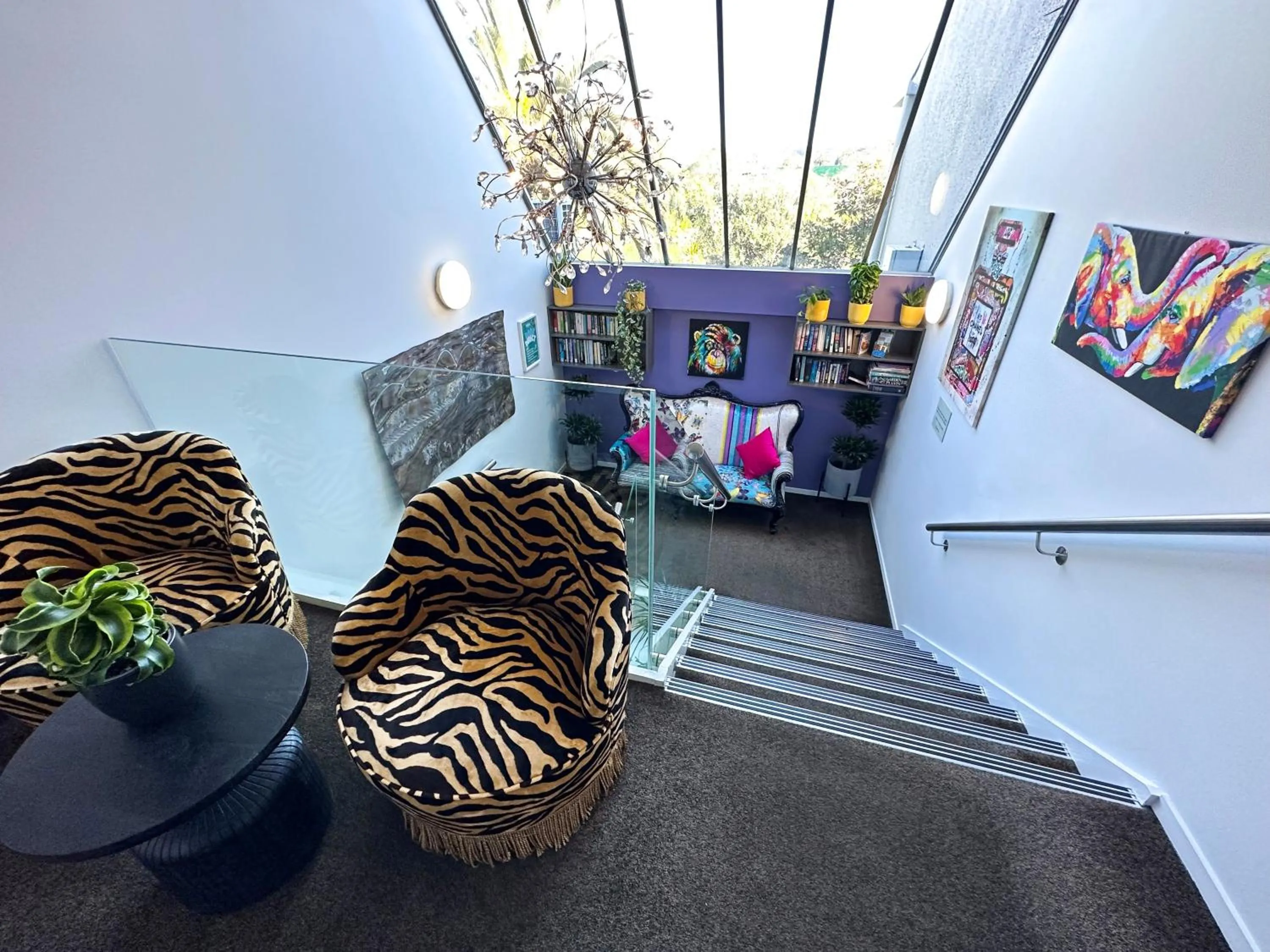 Seating area in Tides Hotel