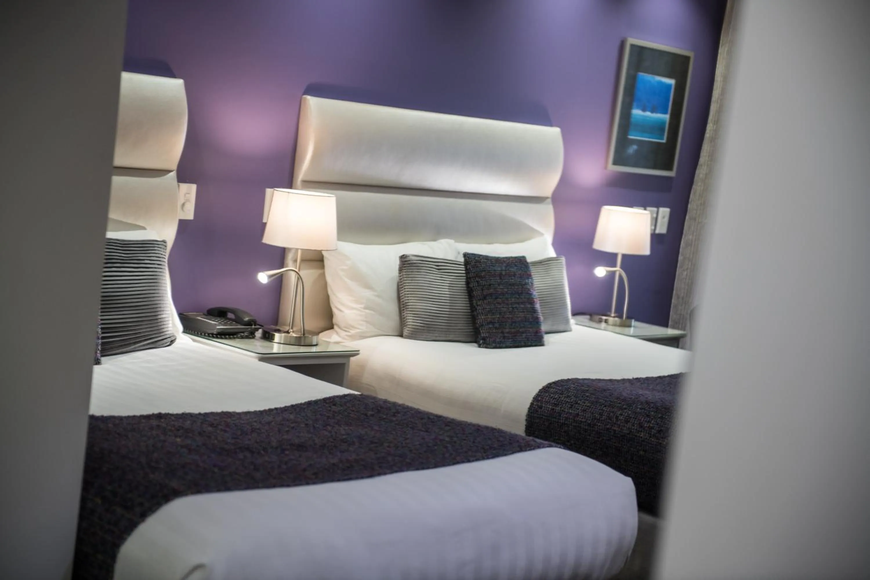 Decorative detail, Bed in Tides Hotel