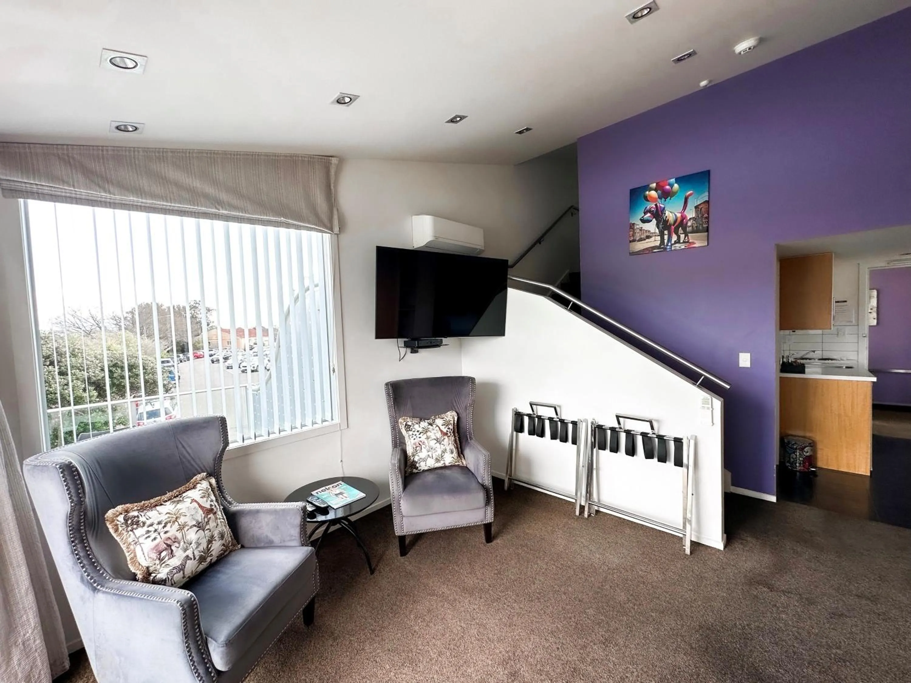 Seating area in Tides Hotel