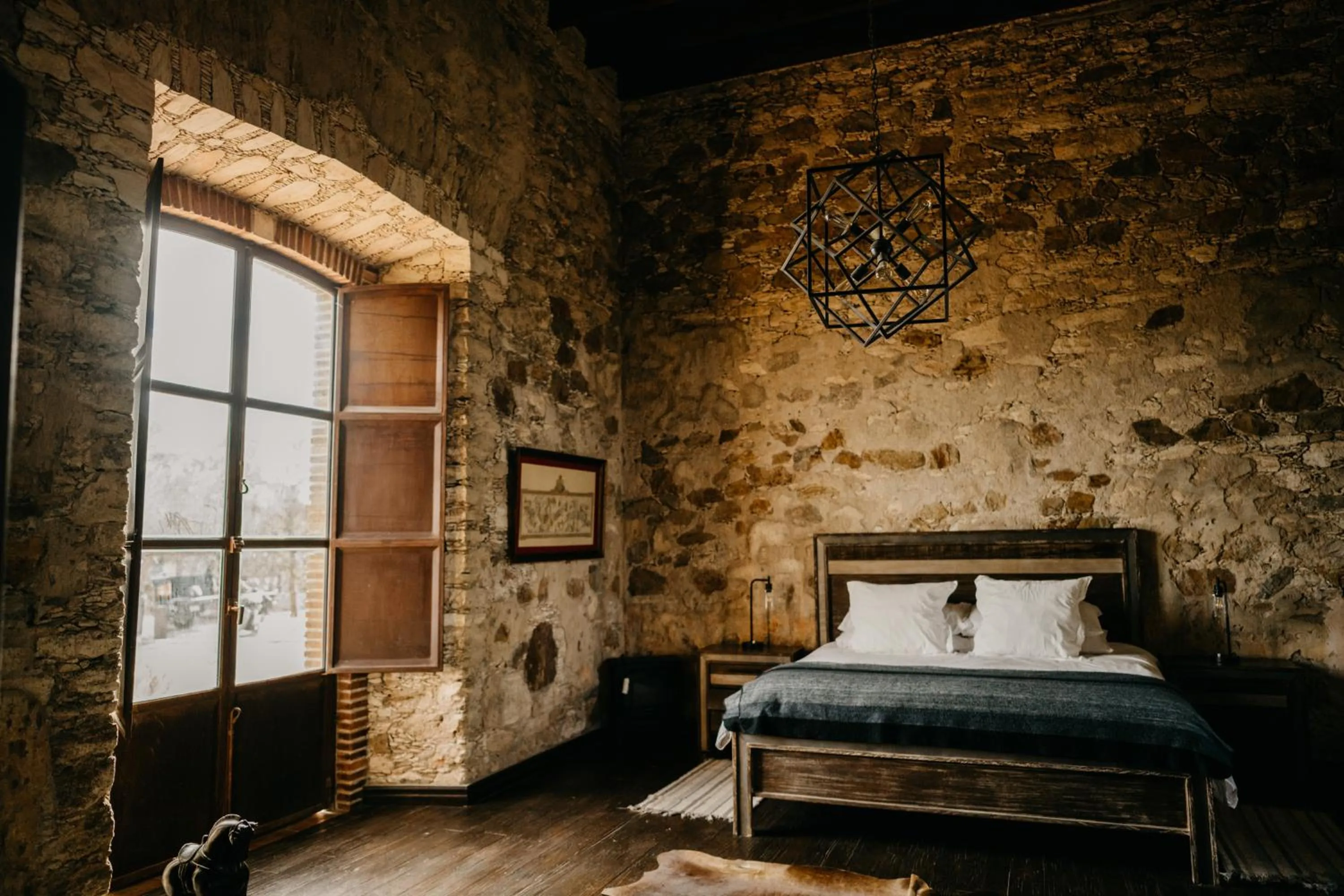 Bed in Mineral del Cielo