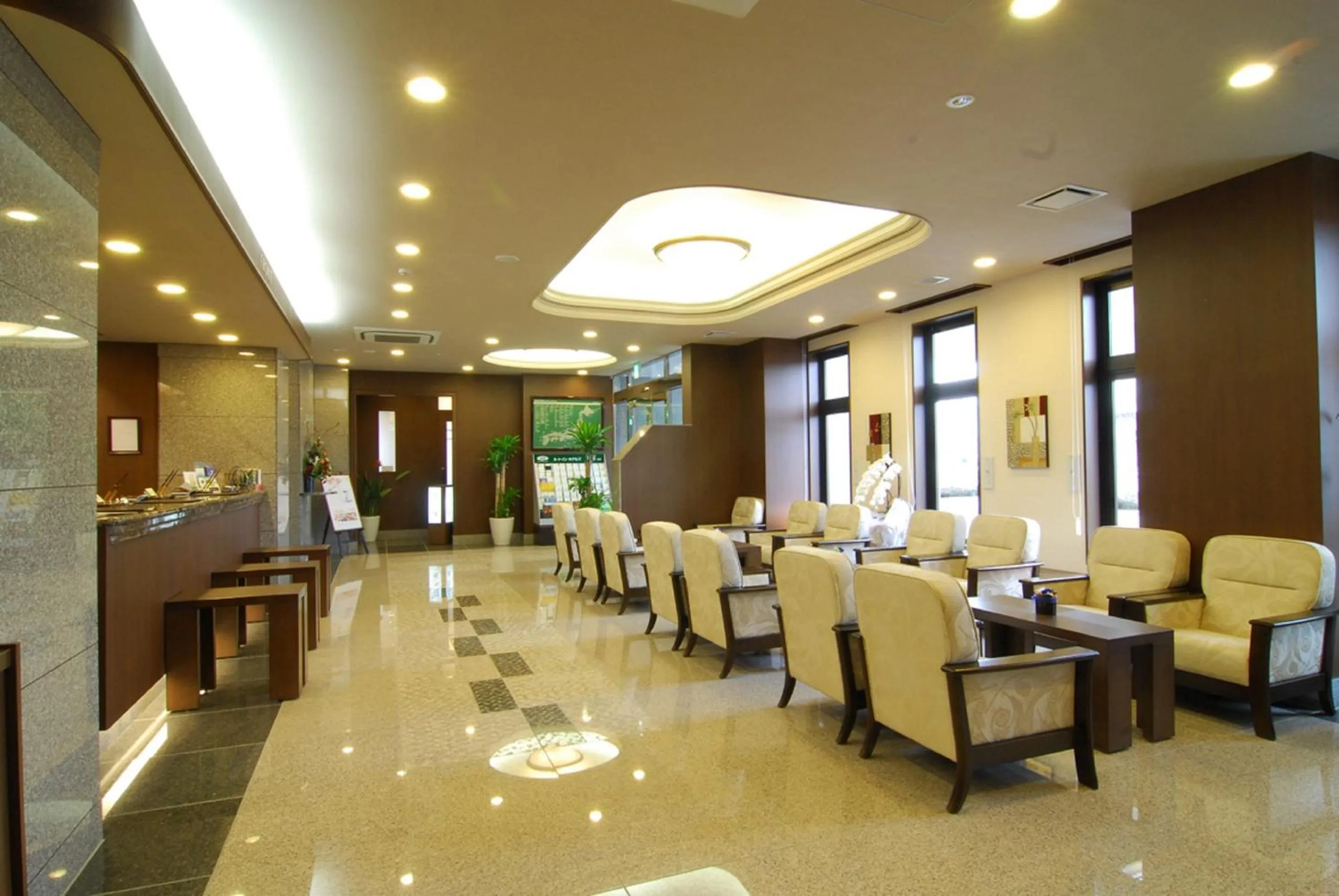 Lobby or reception in Hotel Route-Inn Shiojiri