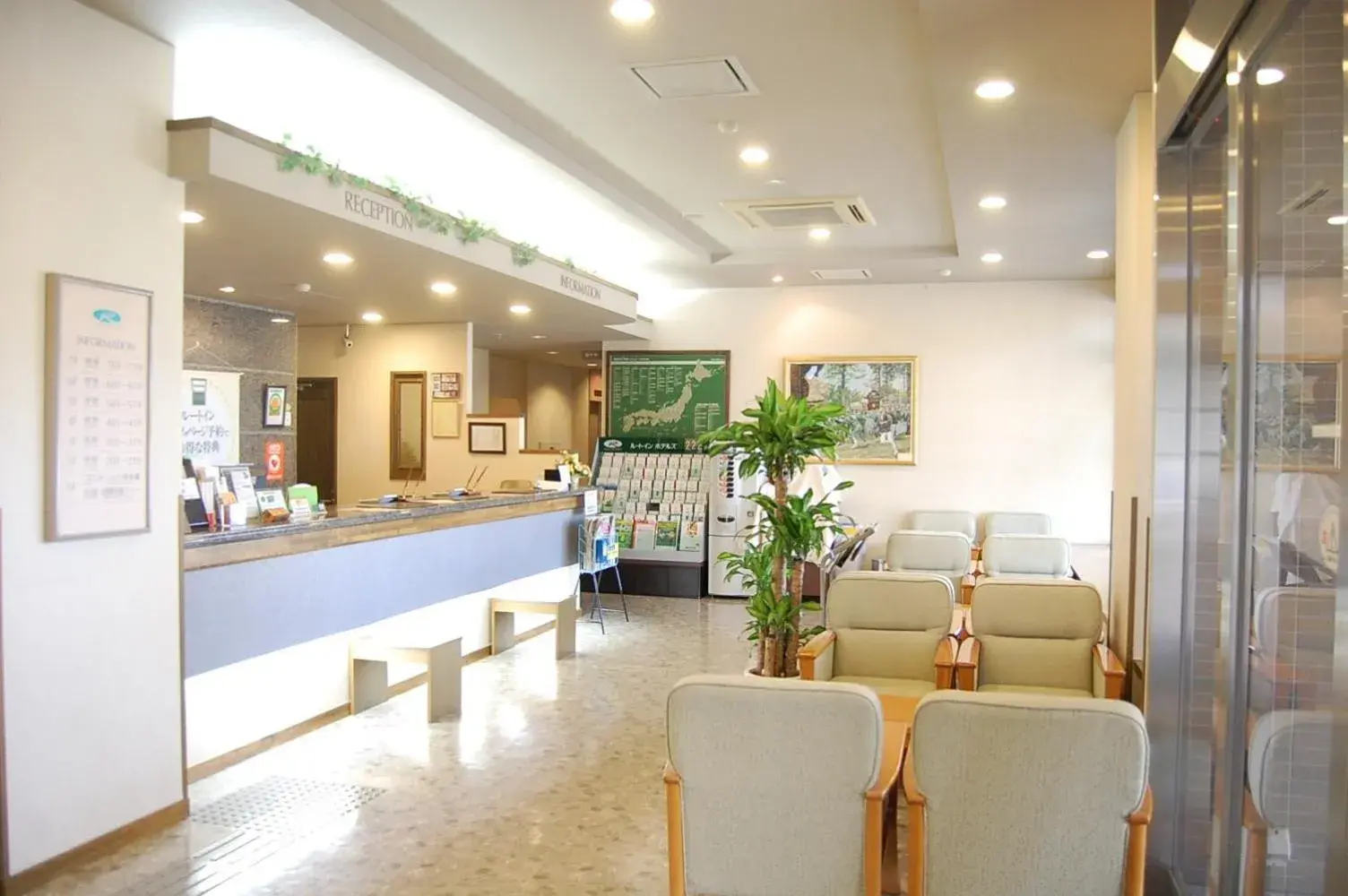 Lobby or reception in Hotel Route-Inn Itoigawa Lobby or reception in Hotel Route-Inn Itoigawa