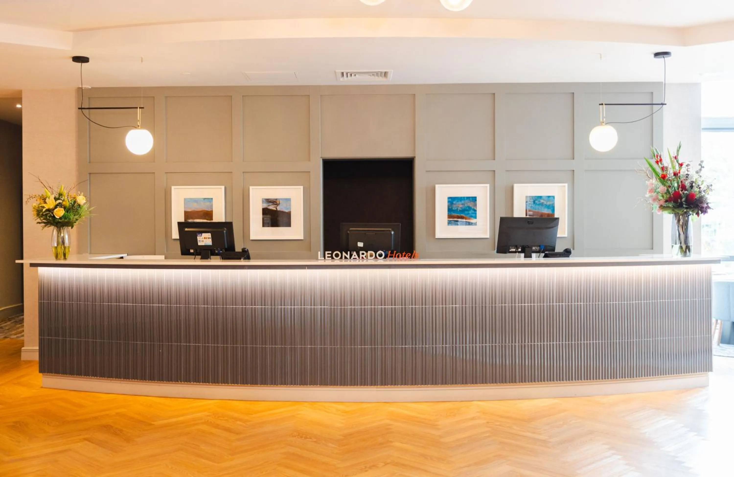 Lobby or reception in Leonardo Hotel Galway