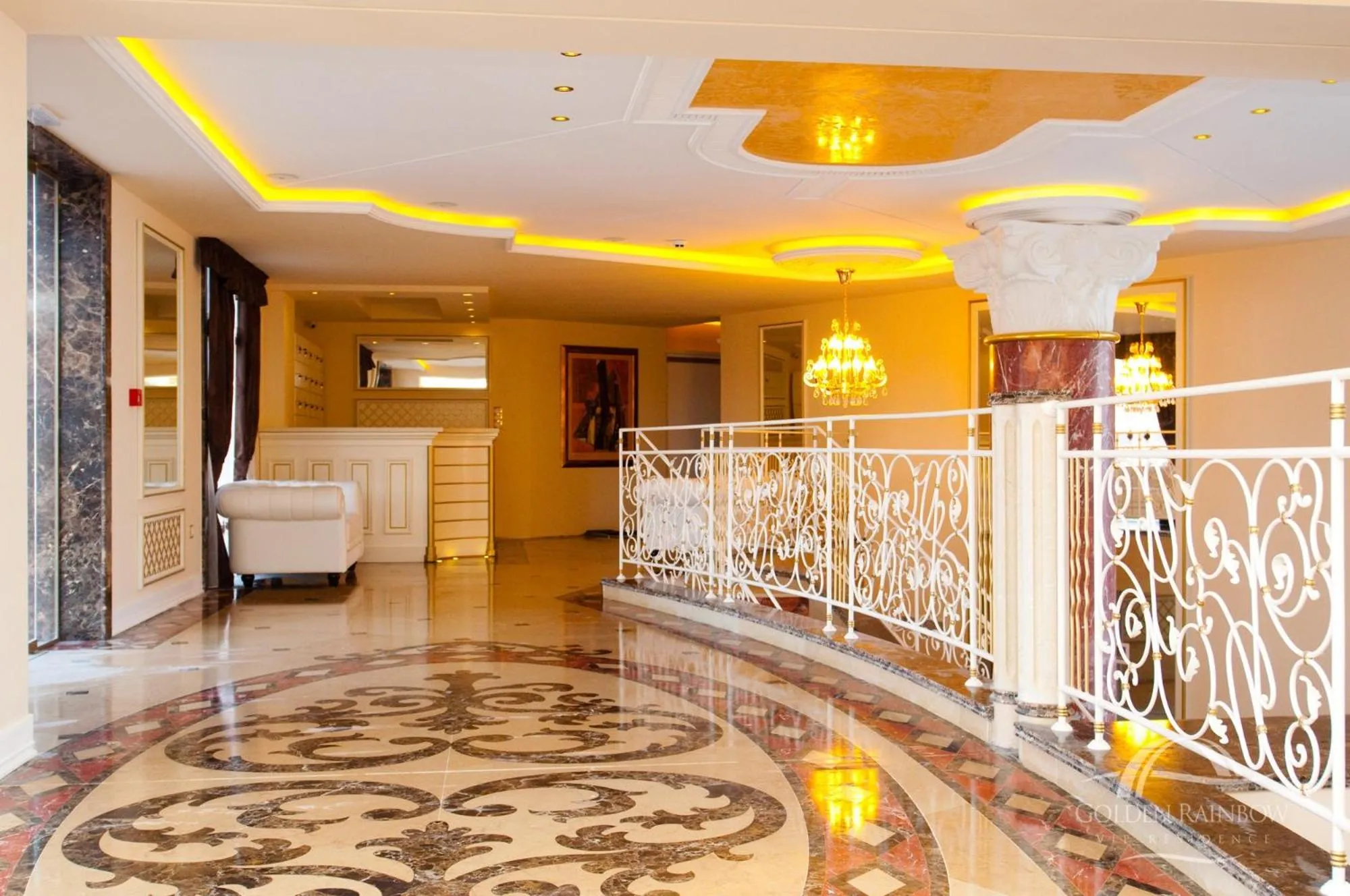 Lobby or reception in Golden Rainbow Beach Hotel