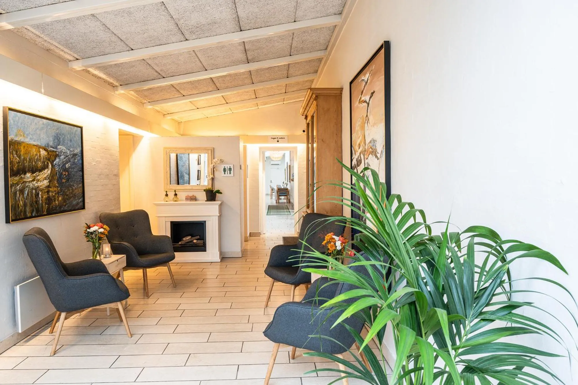 Seating area in Hotel Herning