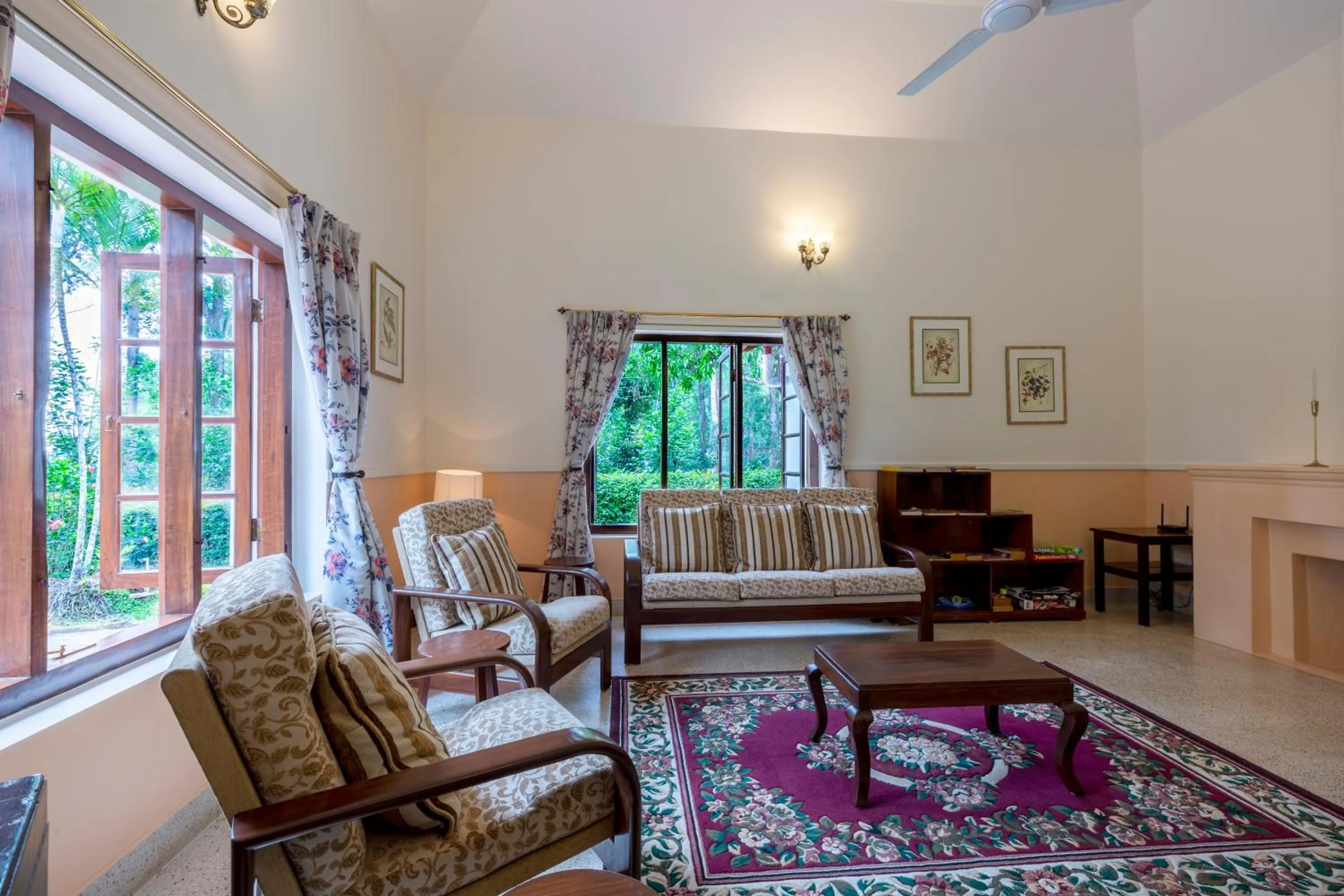 Living room in Ama Plantation Trails Coorg