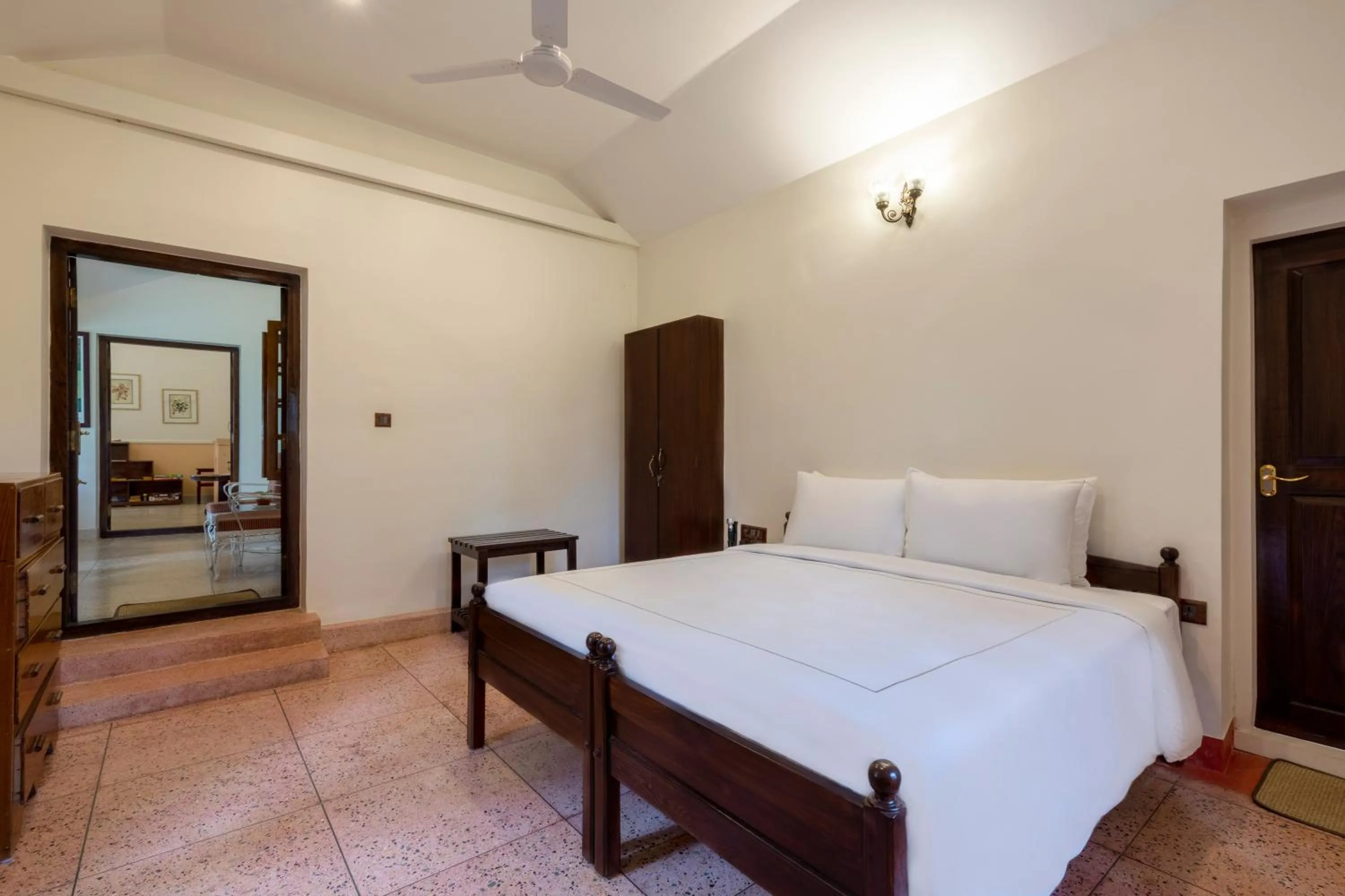 Bed in Ama Plantation Trails Coorg