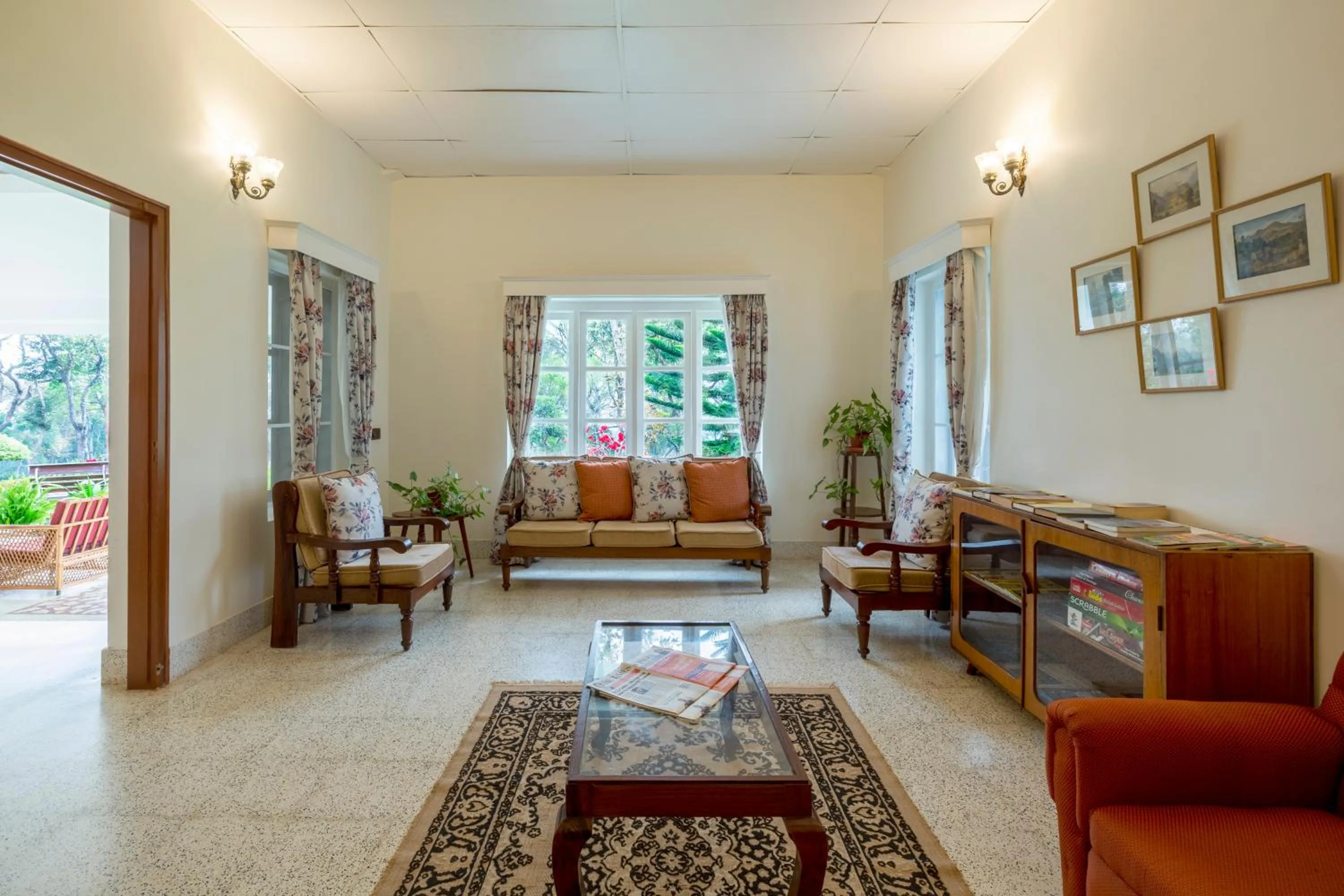 Living room in Ama Plantation Trails Coorg