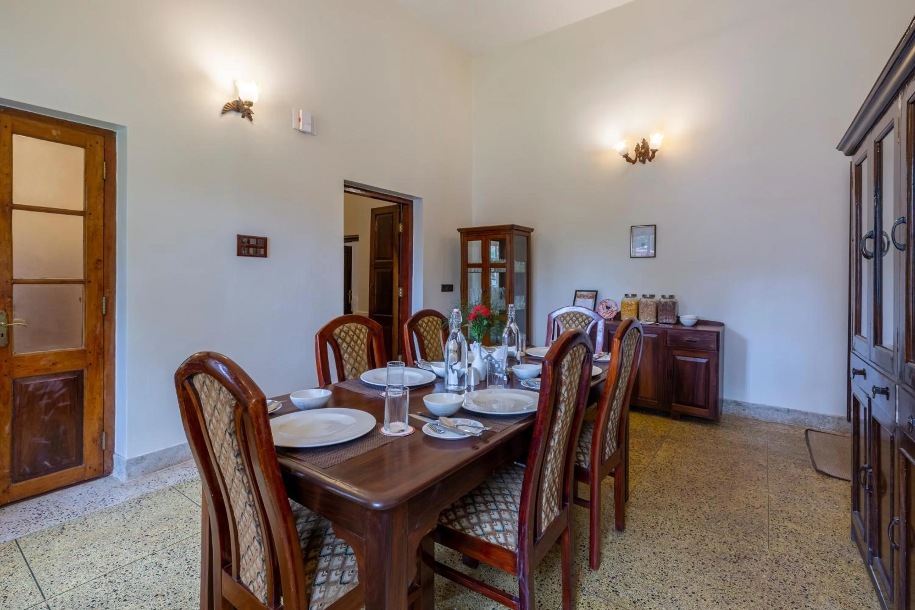 Seating area in Ama Plantation Trails Coorg