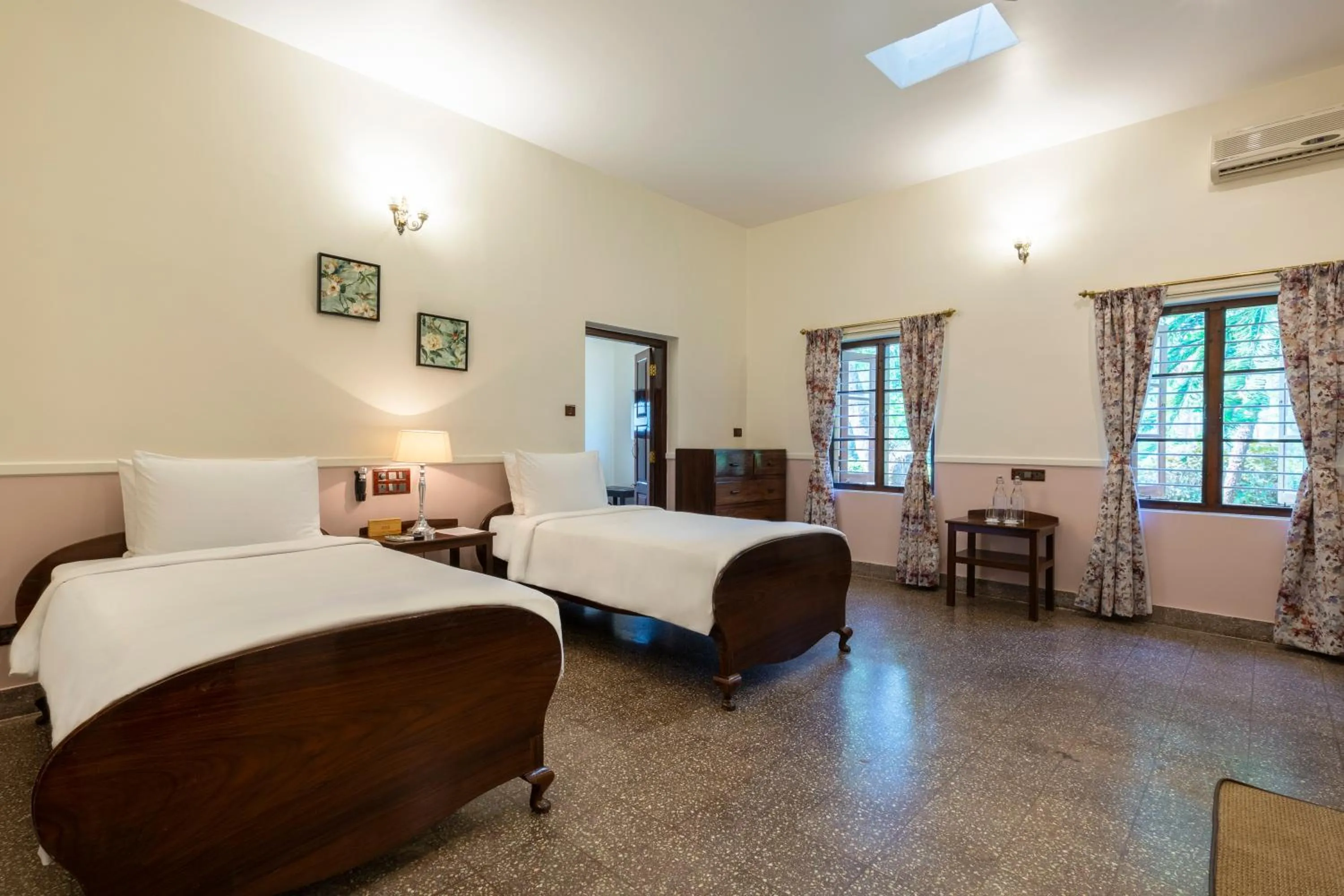Bed in Ama Plantation Trails Coorg