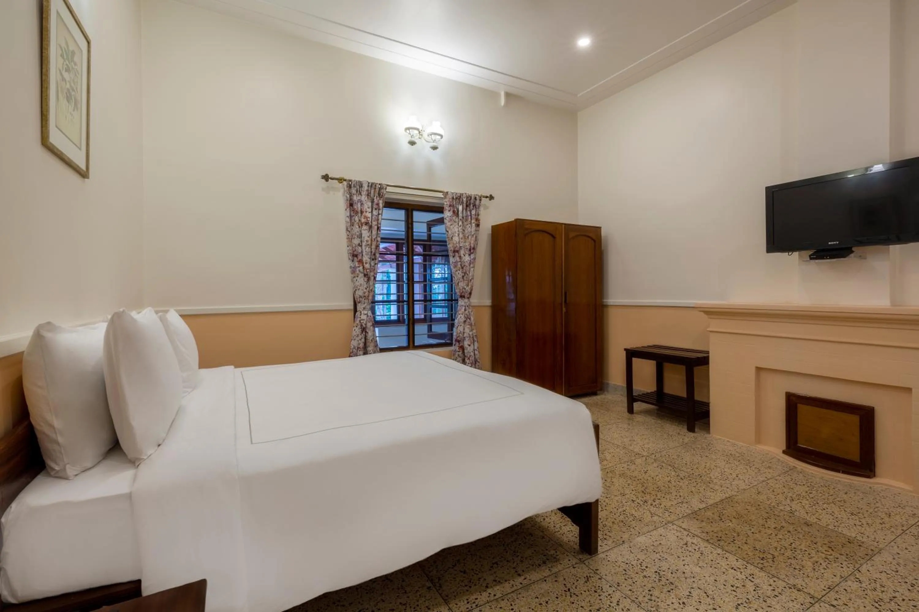 Bed in Ama Plantation Trails Coorg