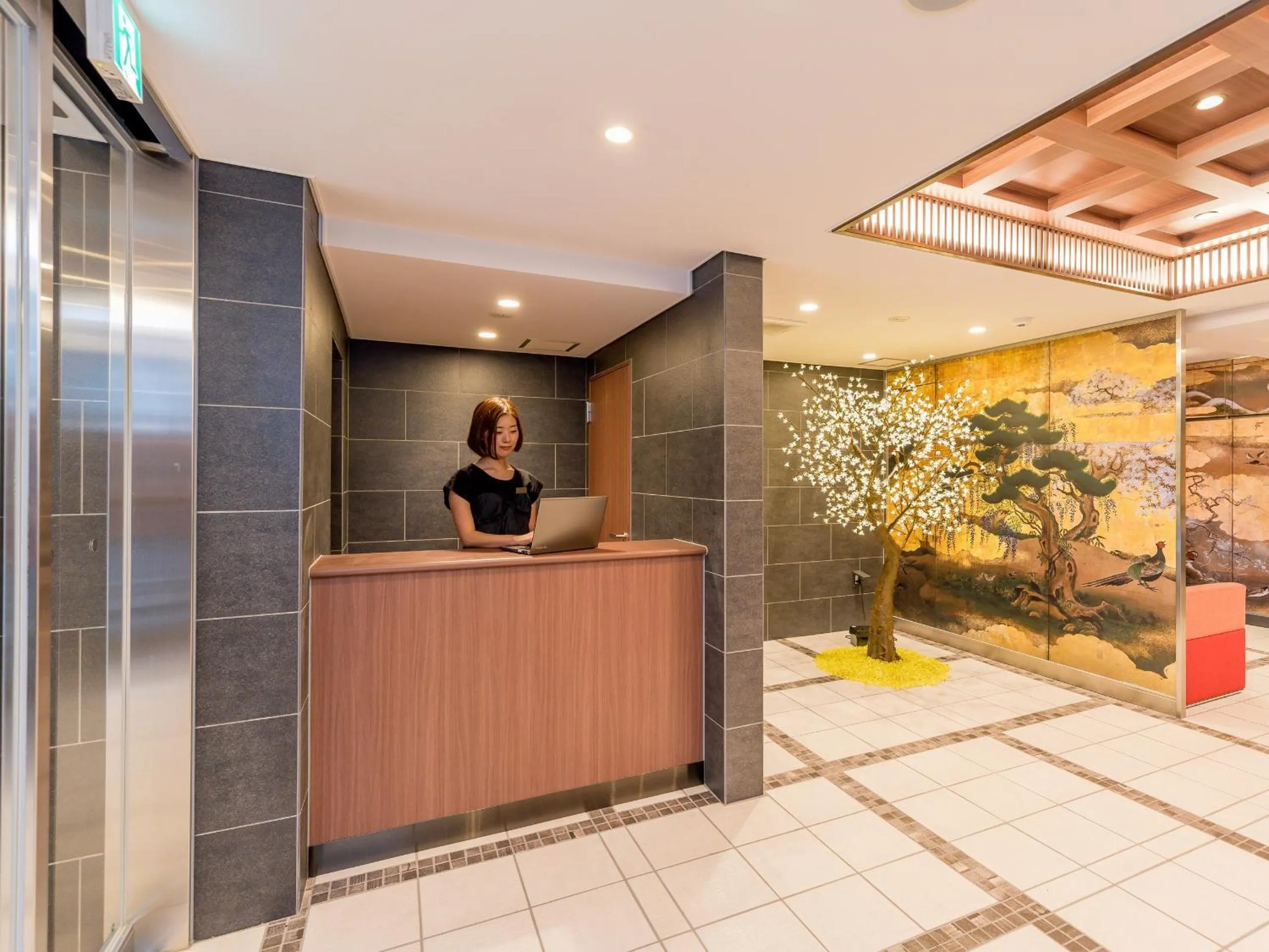 Lobby or reception in RESI STAY THE KYOTO