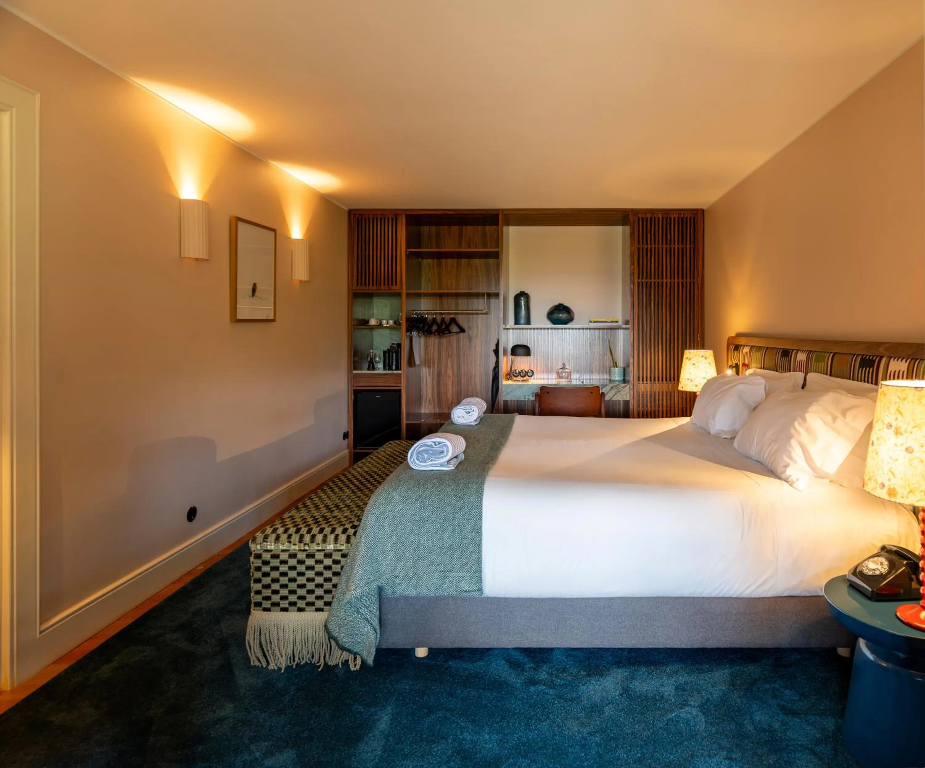 Bedroom, Bed in Quinta Nova Winery House - Relais & Châteaux