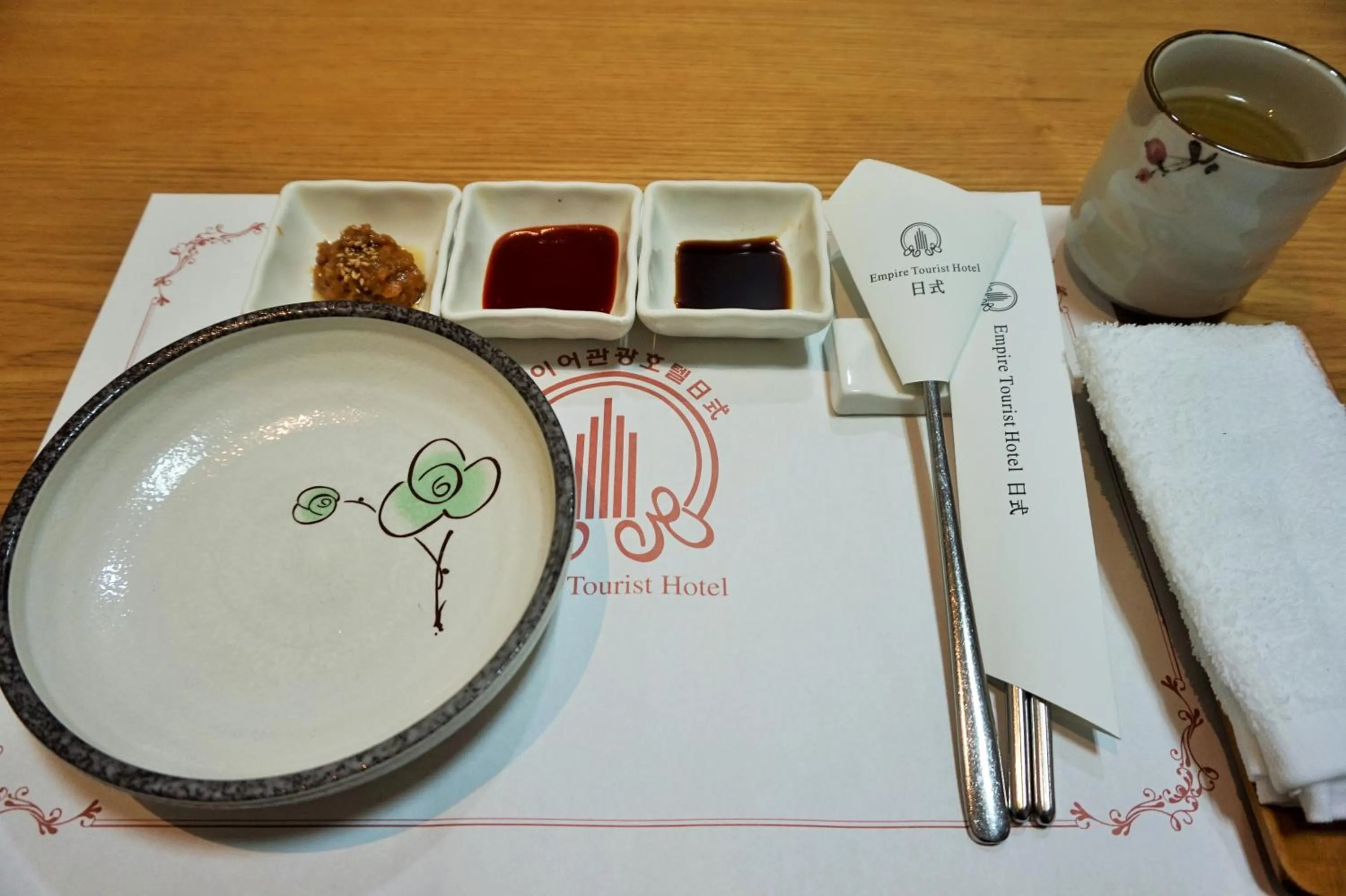 Asian breakfast in Gwangju Empire Hotel