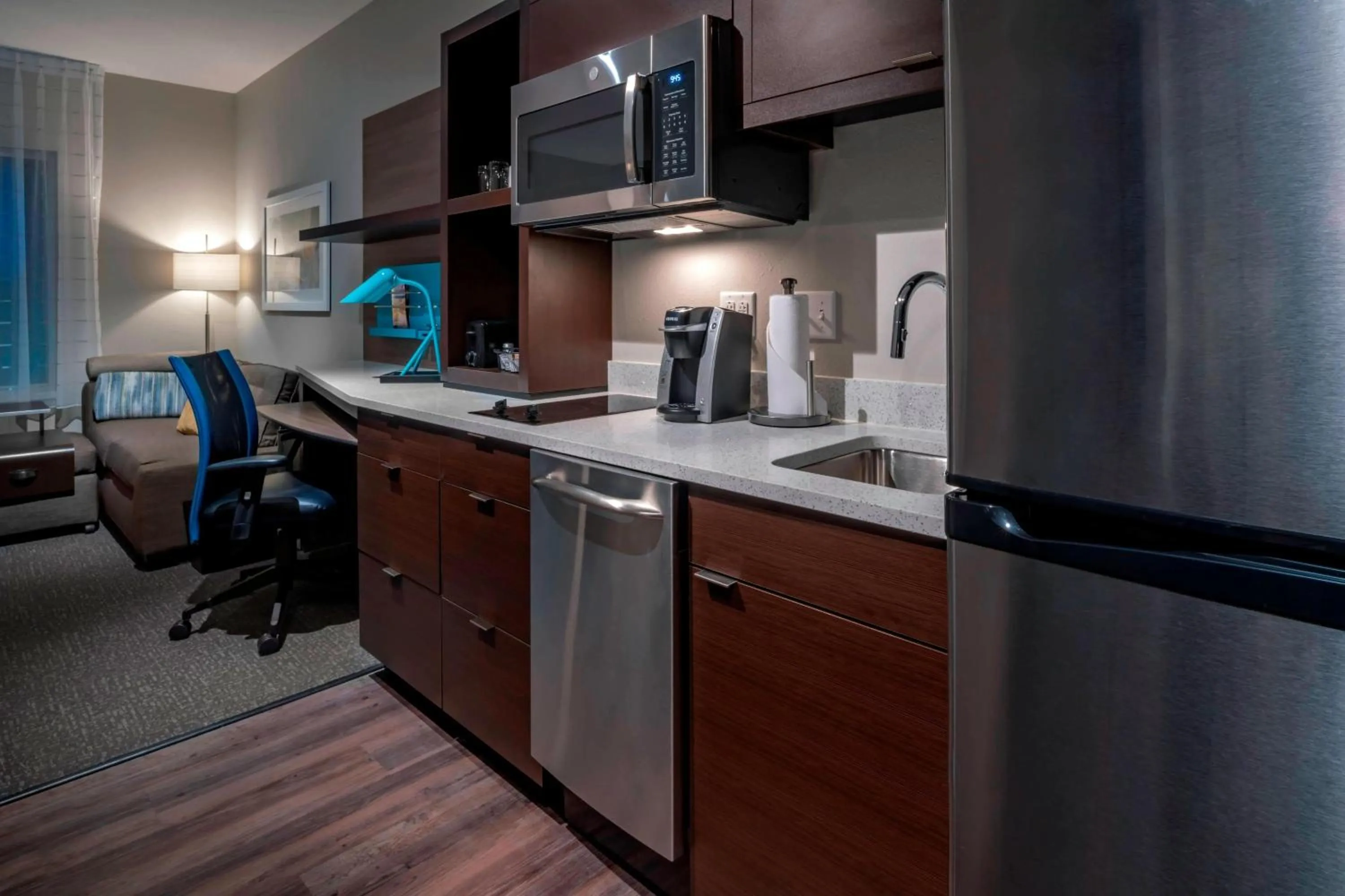 Kitchen or kitchenette in TownePlace Suites by Marriott Leavenworth