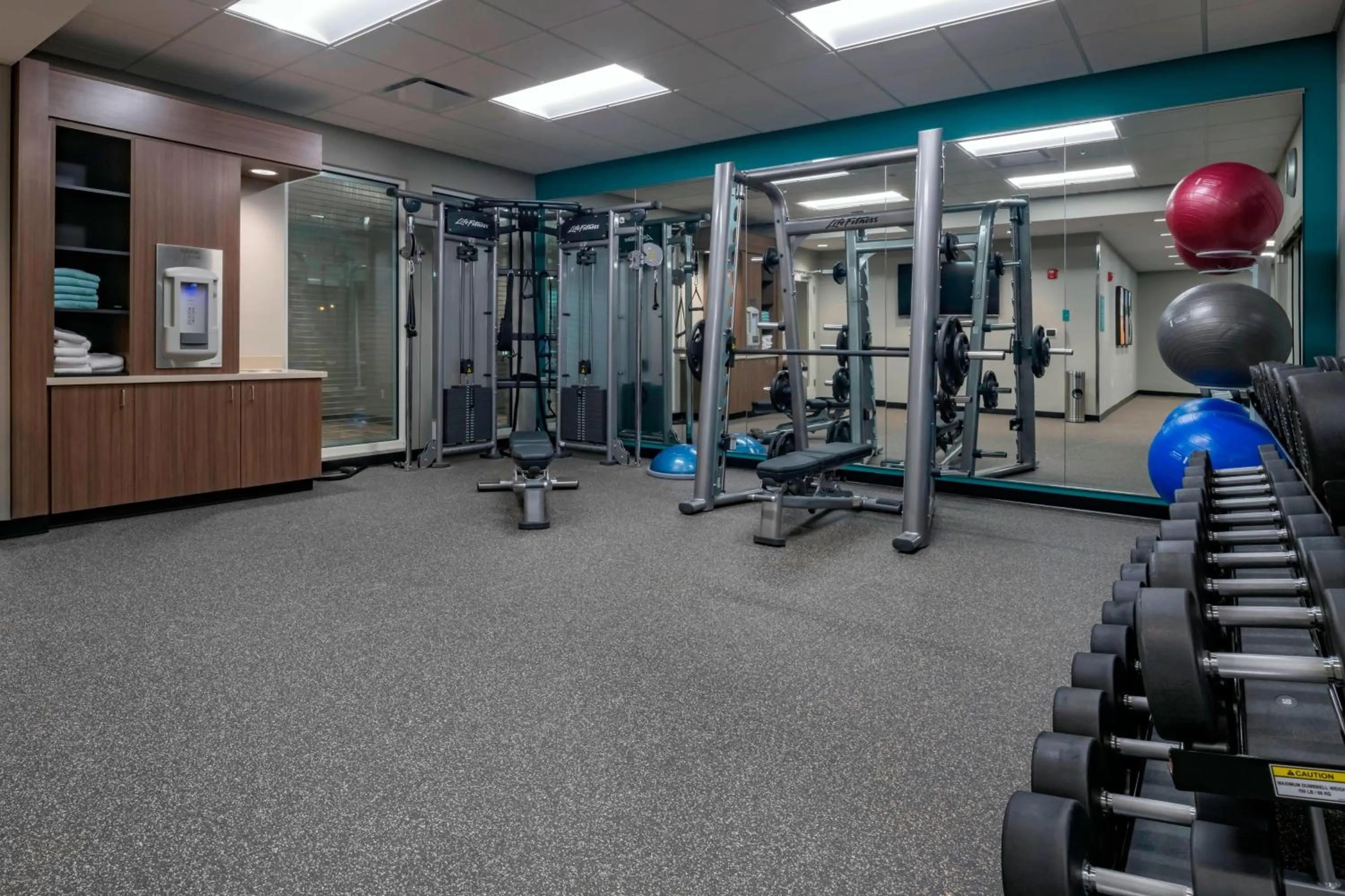 Fitness centre/facilities in TownePlace Suites by Marriott Leavenworth