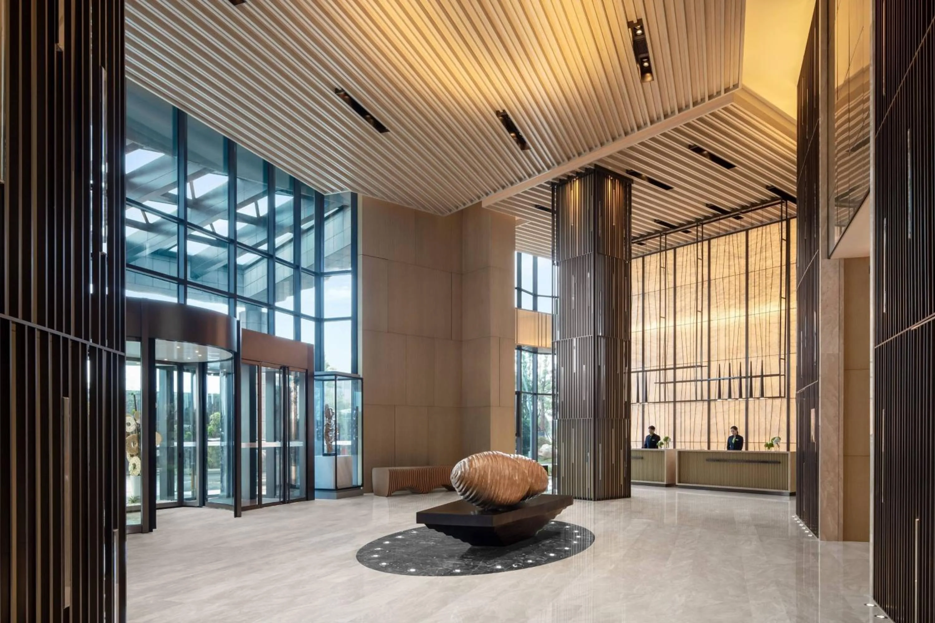 Lobby or reception in Courtyard by Marriott Jiangsu Taizhou