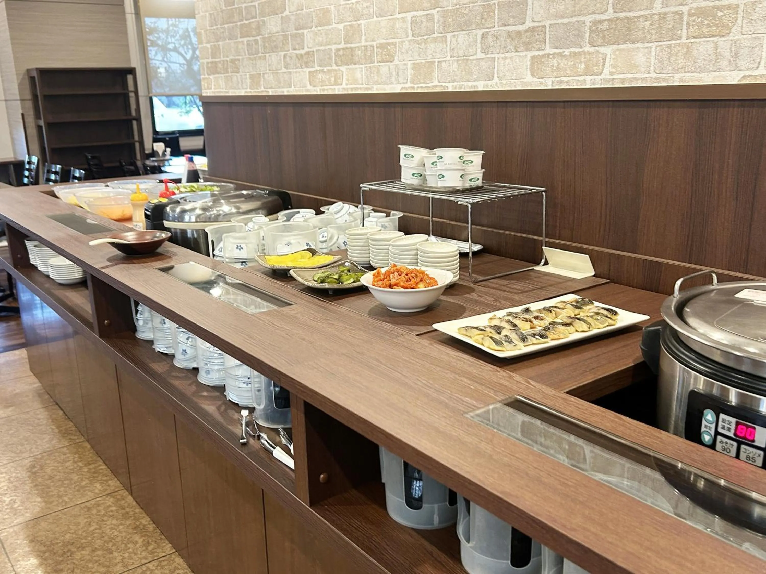 Breakfast in Hotel Route-Inn Iwata Inter