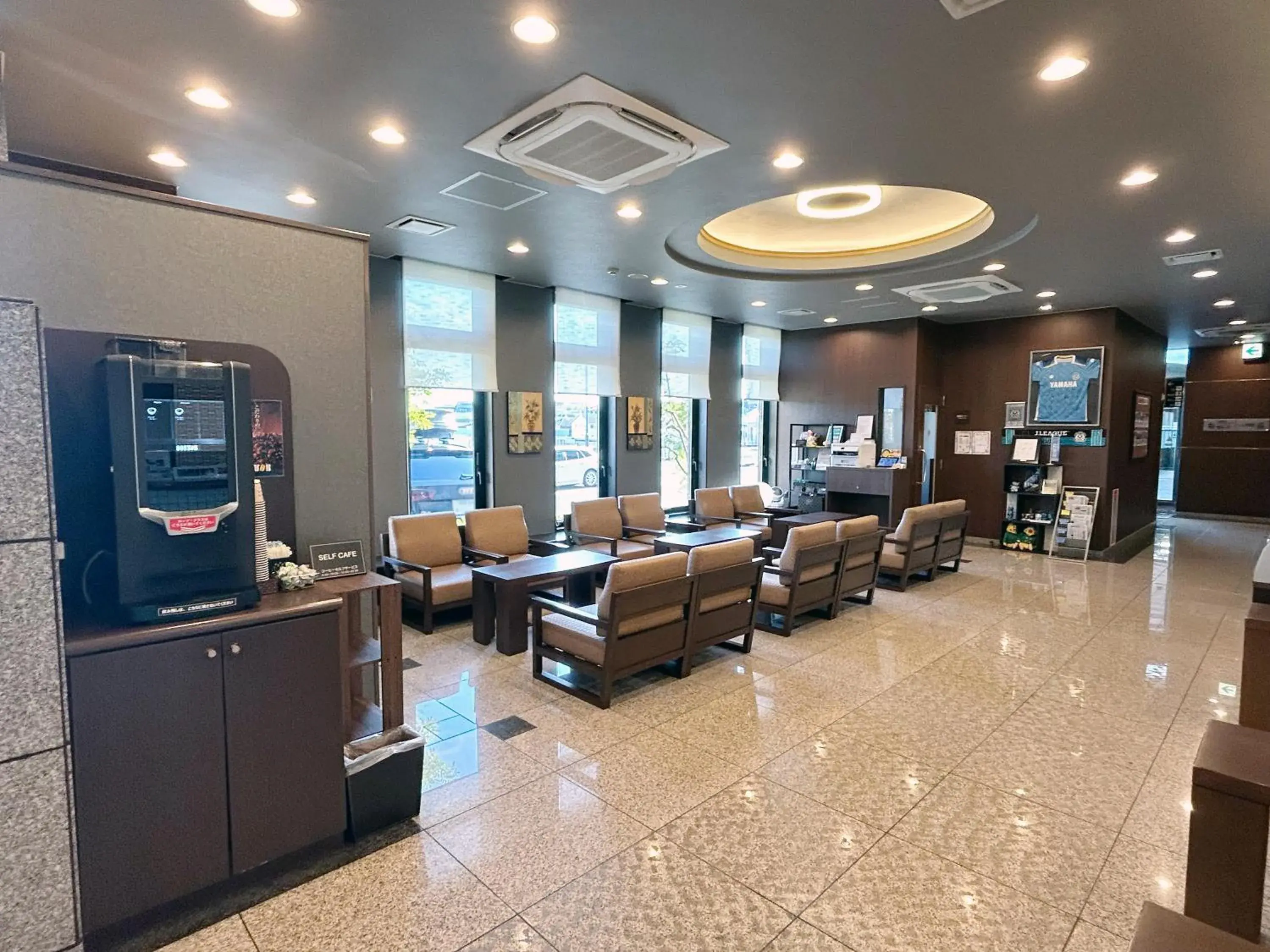 Lobby or reception in Hotel Route-Inn Iwata Inter Lobby or reception in Hotel Route-Inn Iwata Inter
