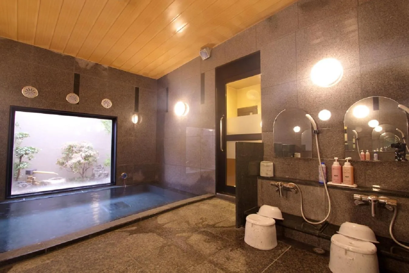 Public Bath in Hotel Route-Inn Iwata Inter